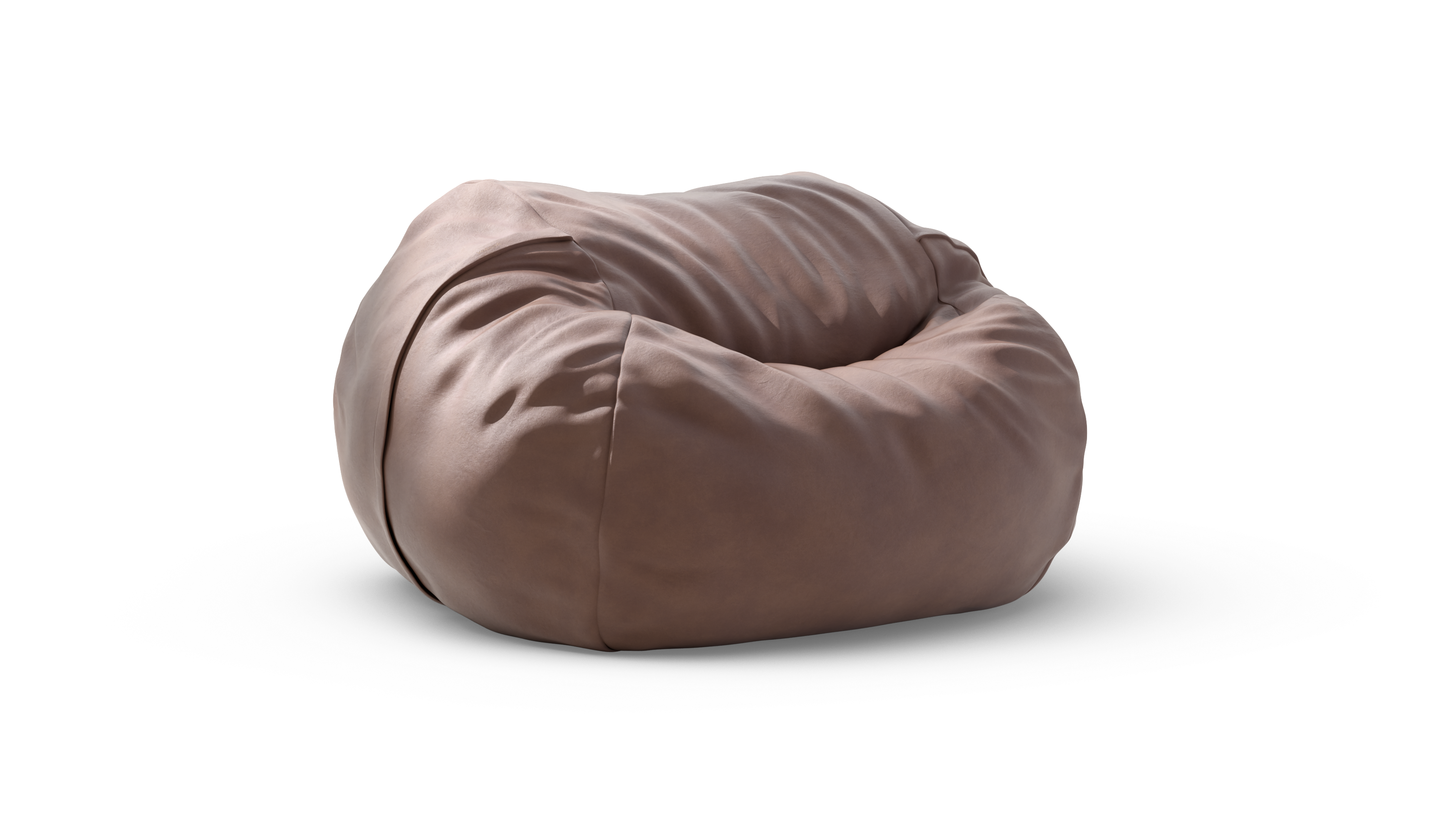 vetsak Beanbag Large fodera pouf pelle stone