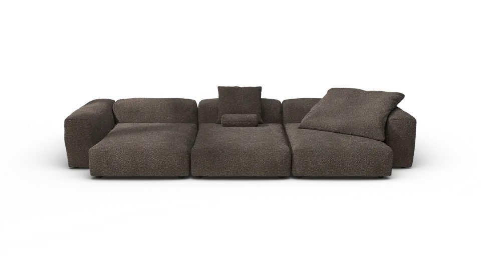 vetsak Nub Sofa Set 05 divano angolare noce 377x136 a L