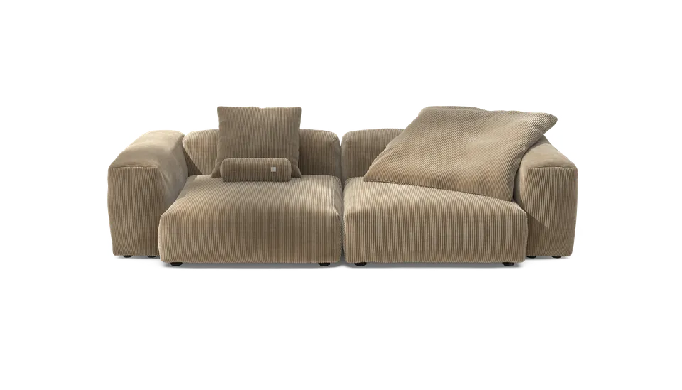 vetsak Sofa Set 02 Large divano modulare sabbia