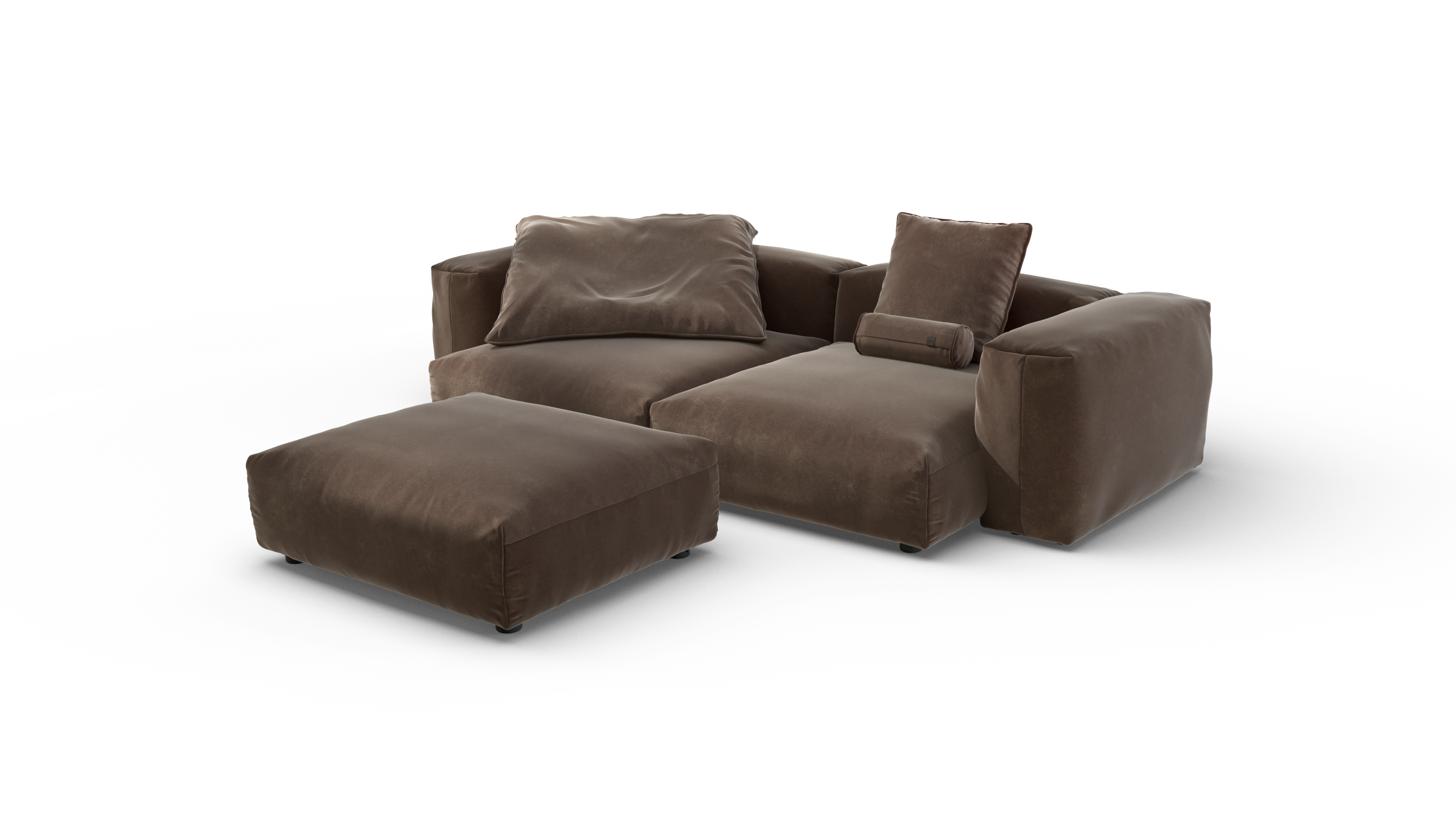 vetsak Set 03 Suave divano angolare espresso 272x220