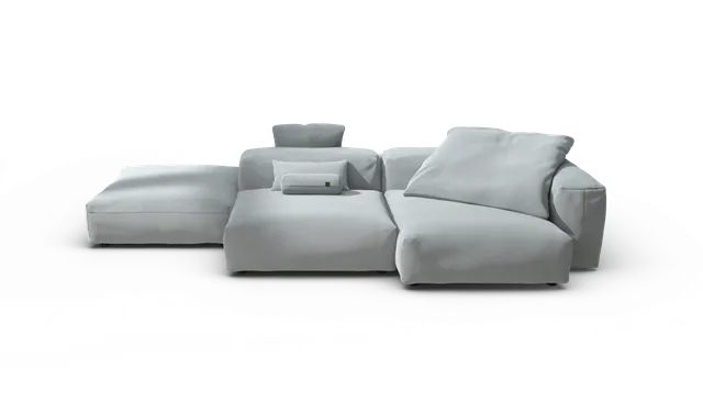 vetsak Sofa Set 09 The Island divano modulare turchese da esterno