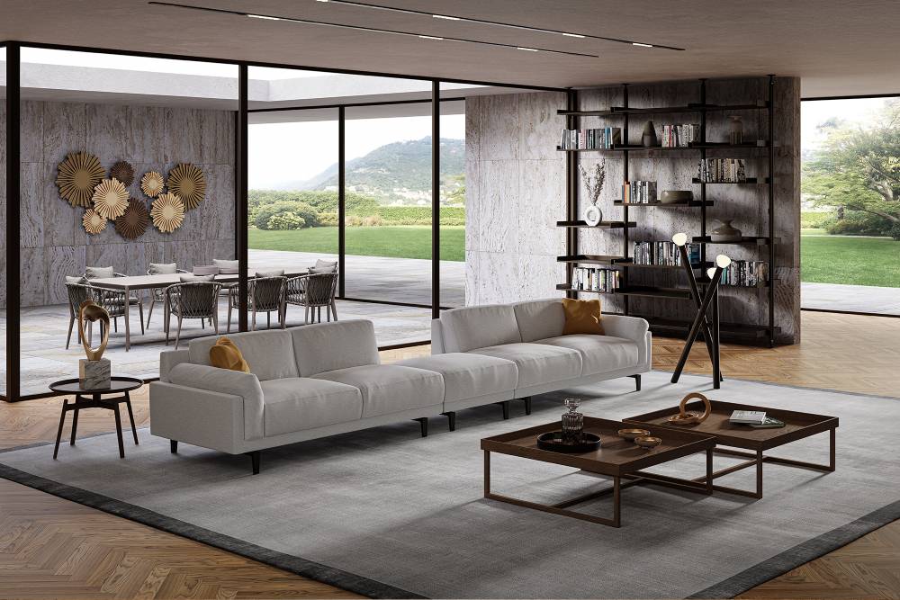 Swan Italia Berry divano forme morbide