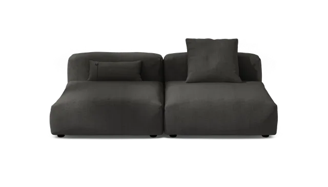 Vetsak Sofa Set 01 Large divano modulare grigio scuro
