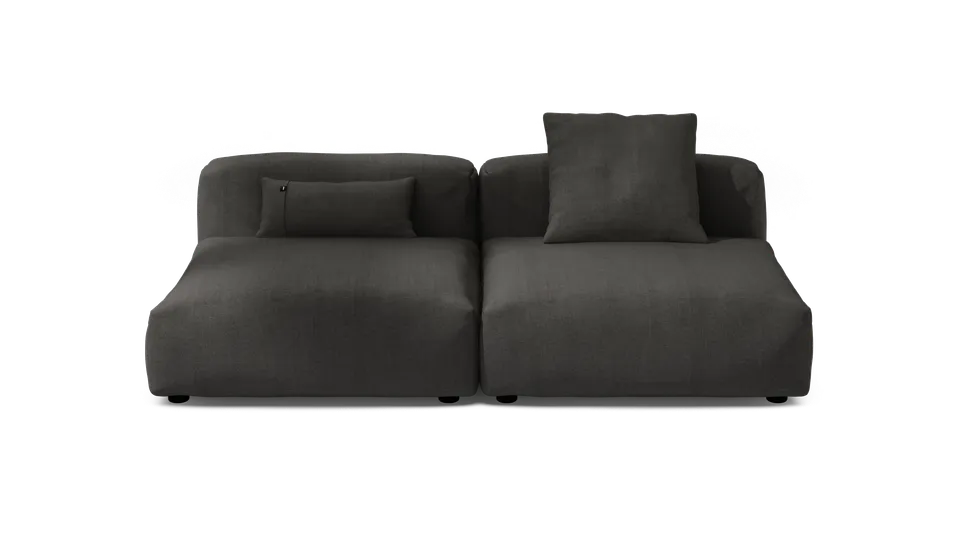 Vetsak Sofa Set 01 Large divano modulare grigio scuro
