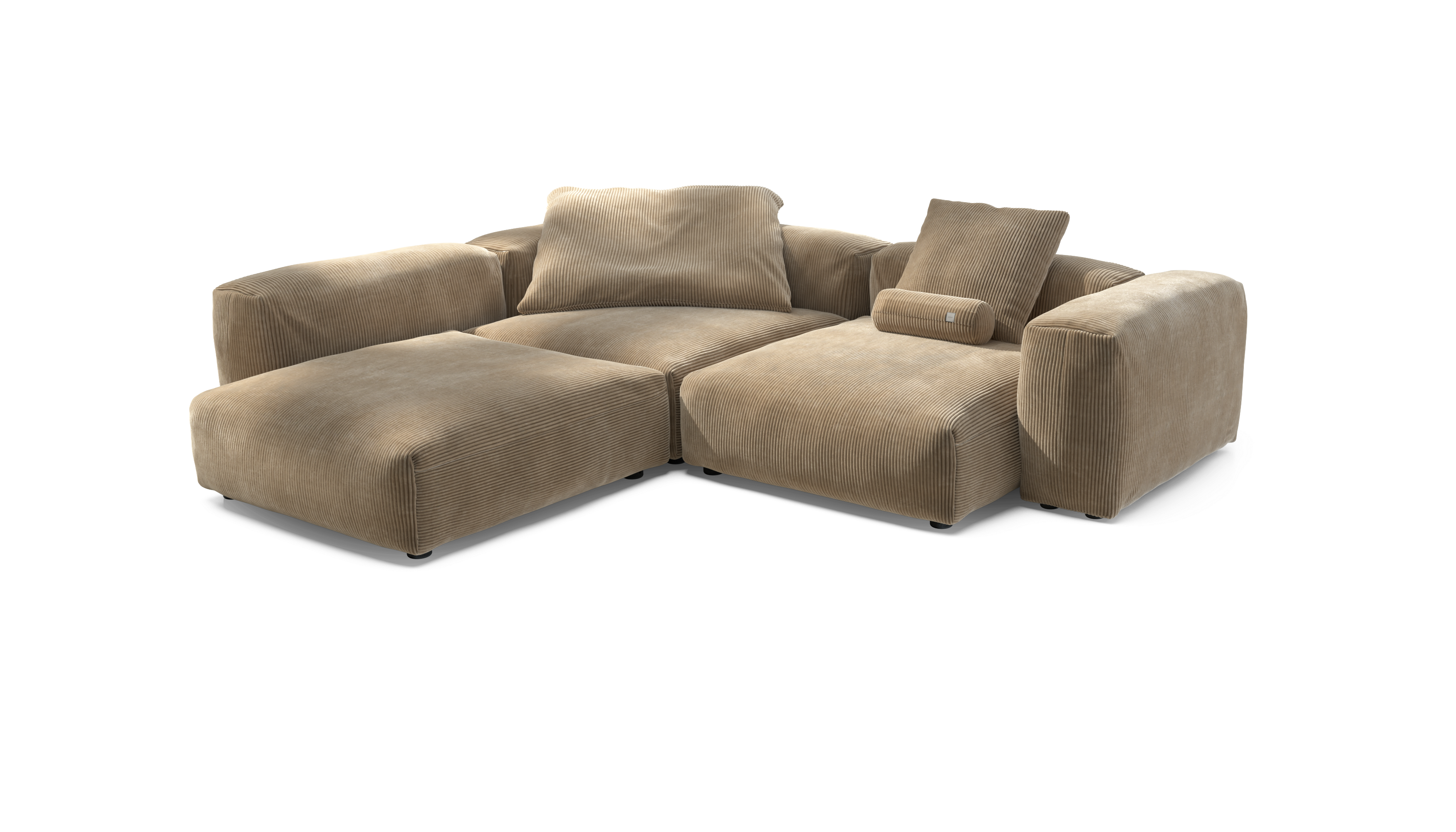 vetsak Sofa Set 05 divano modulare 5 posti sabbia seduta profonda