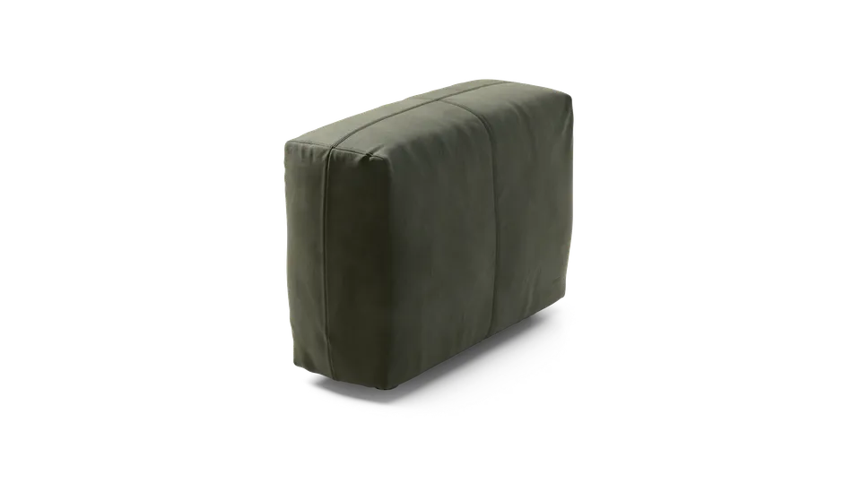 vetsak Sofa Side Medium modulo divano pelle oliva