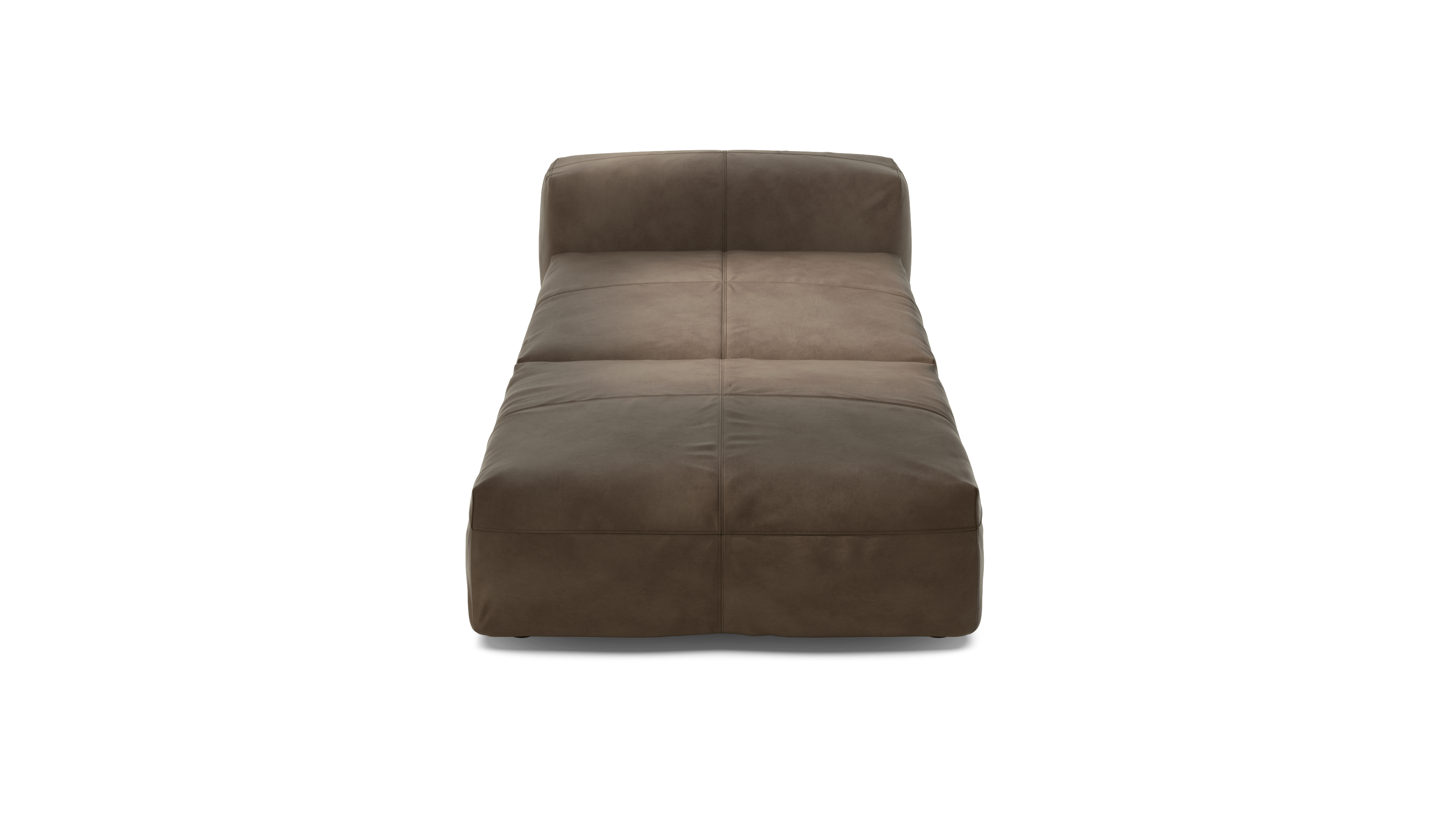 vetsak Set 07 divano modulare pelle cacao 105x220
