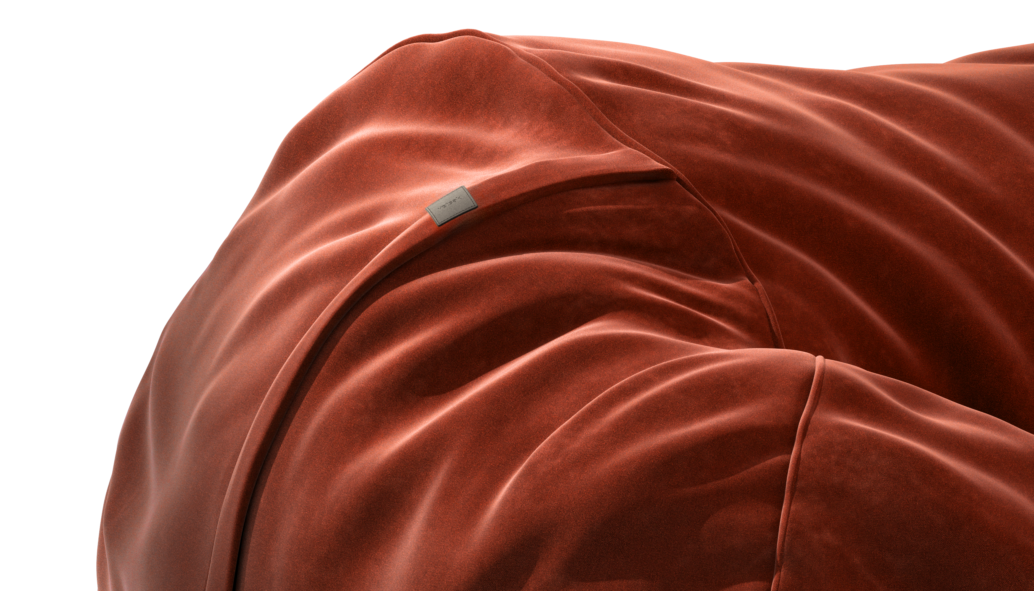 vetsak Beanbag Large pouf Suave zafferano