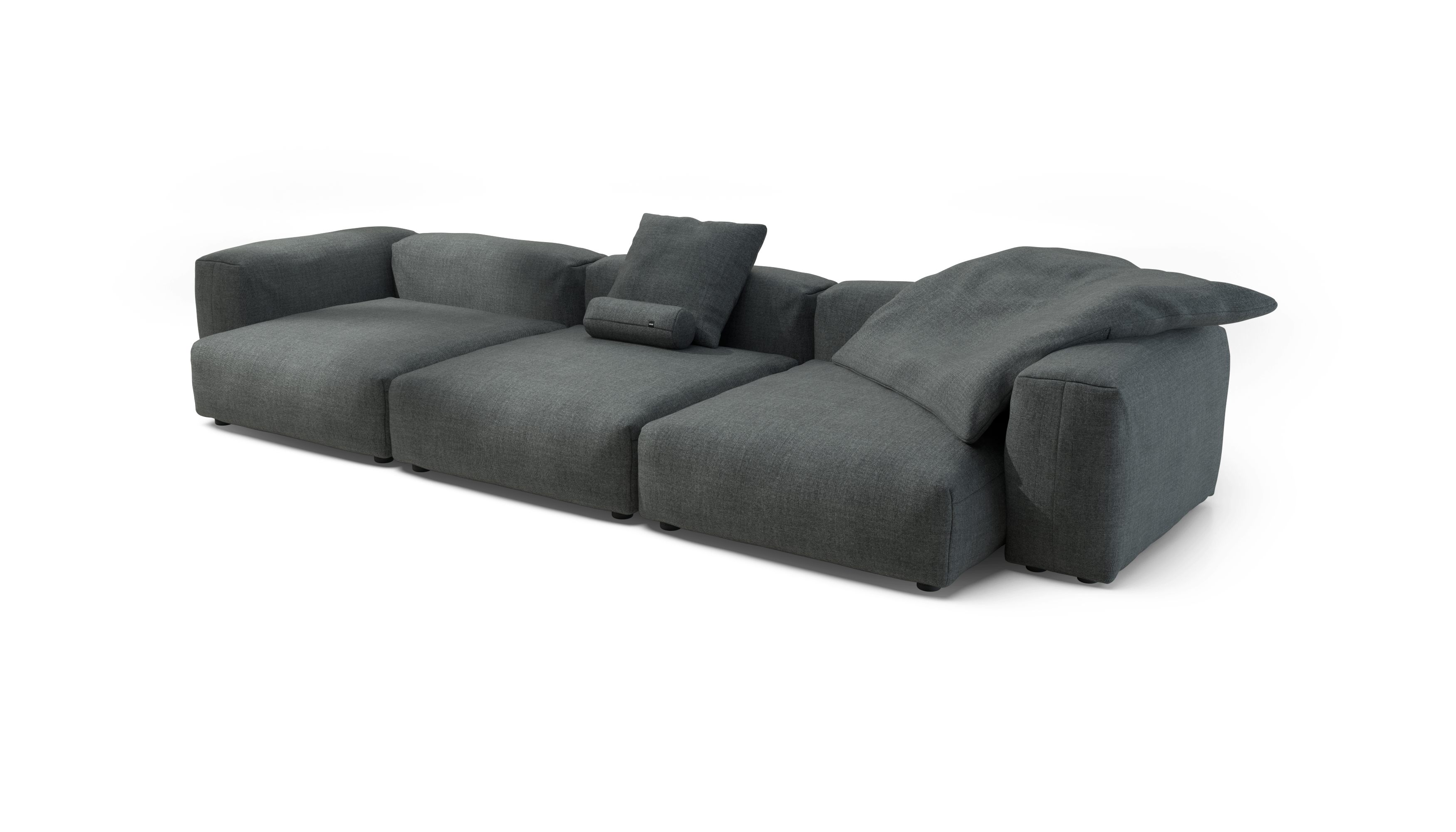 vetsak Sofa Set 05 divano 5 posti grigio scuro