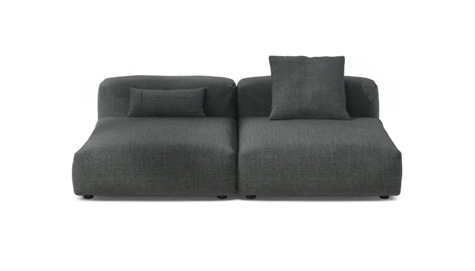 vetsak Sofa Set 01 L divano grigio scuro da esterno