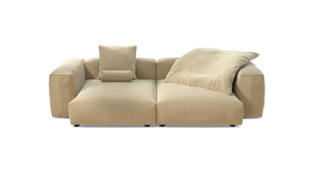 vetsak Sofa Set 02 XLarge divano crema 272x136 seduta profonda