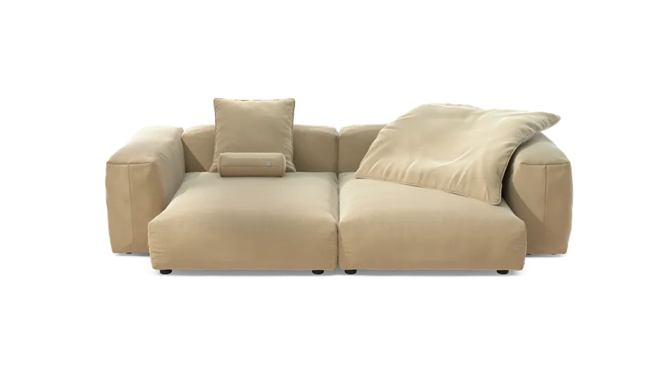 vetsak Sofa Set 02 XLarge divano crema 272x136 seduta profonda