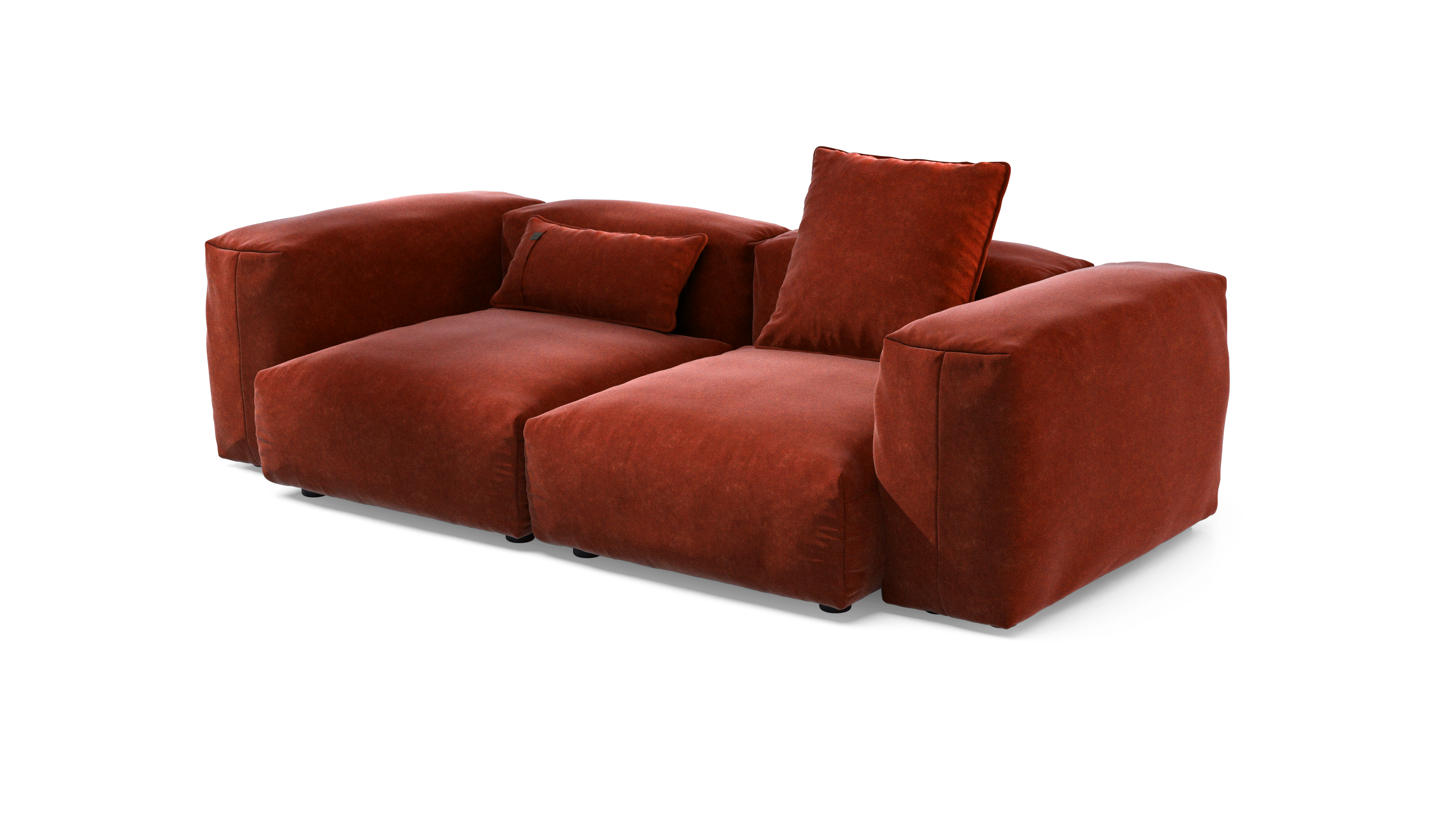 vetsak Sofa Set 02 Medium divano zafferano suave 6 moduli