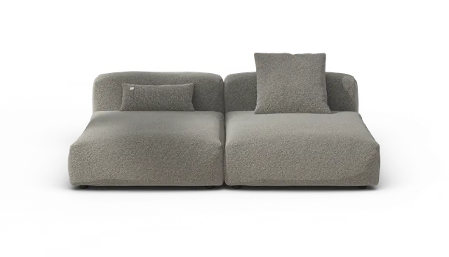 vetsak Sofa Set 01 Large divano modulare Pebble Platinum