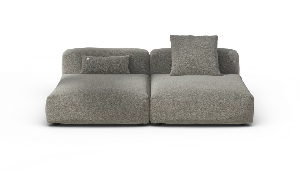 vetsak Sofa Set 01 Large divano modulare Pebble Platinum