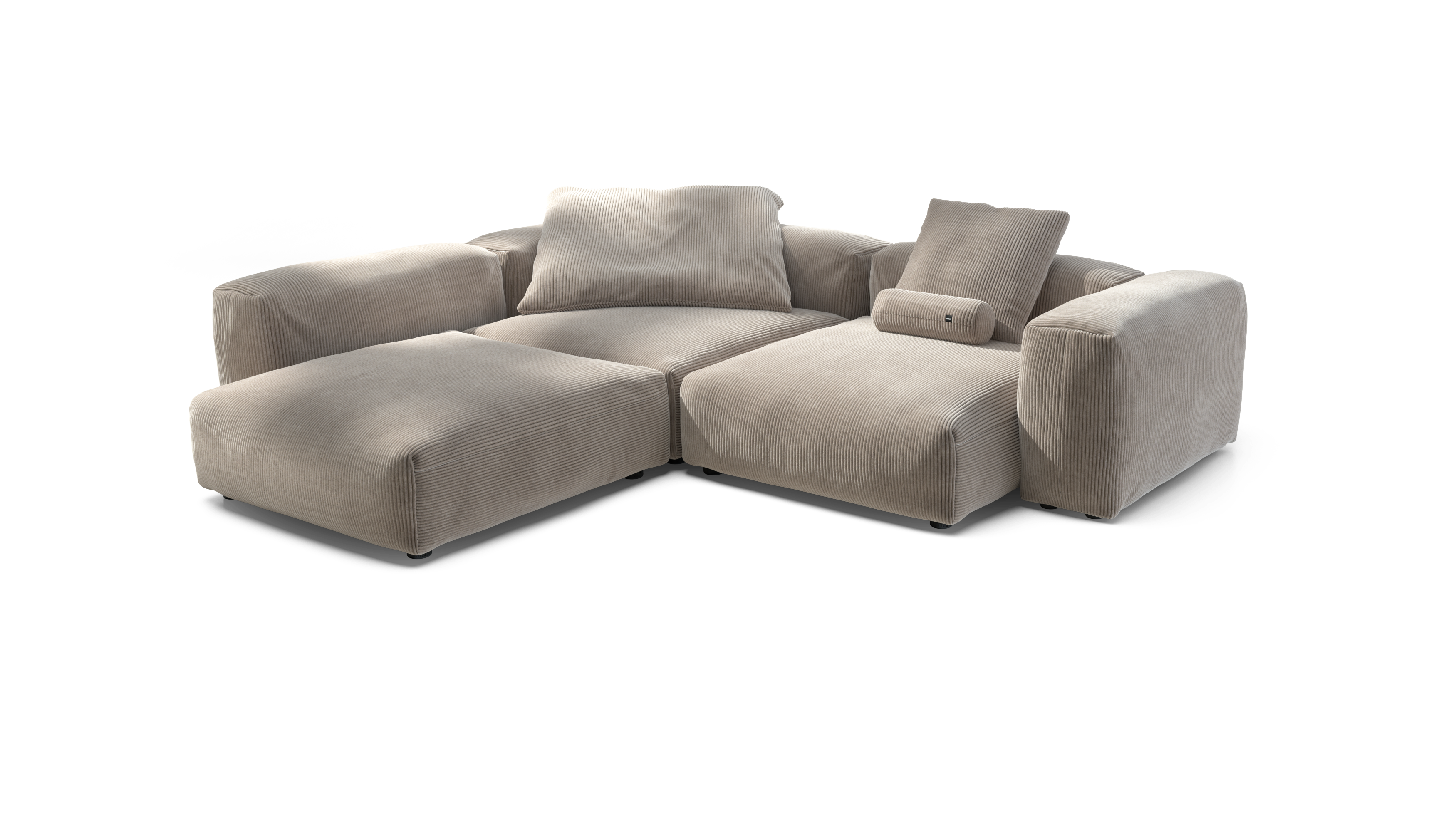 vetsak Sofa Set 05 divano modulare 5 posti platino