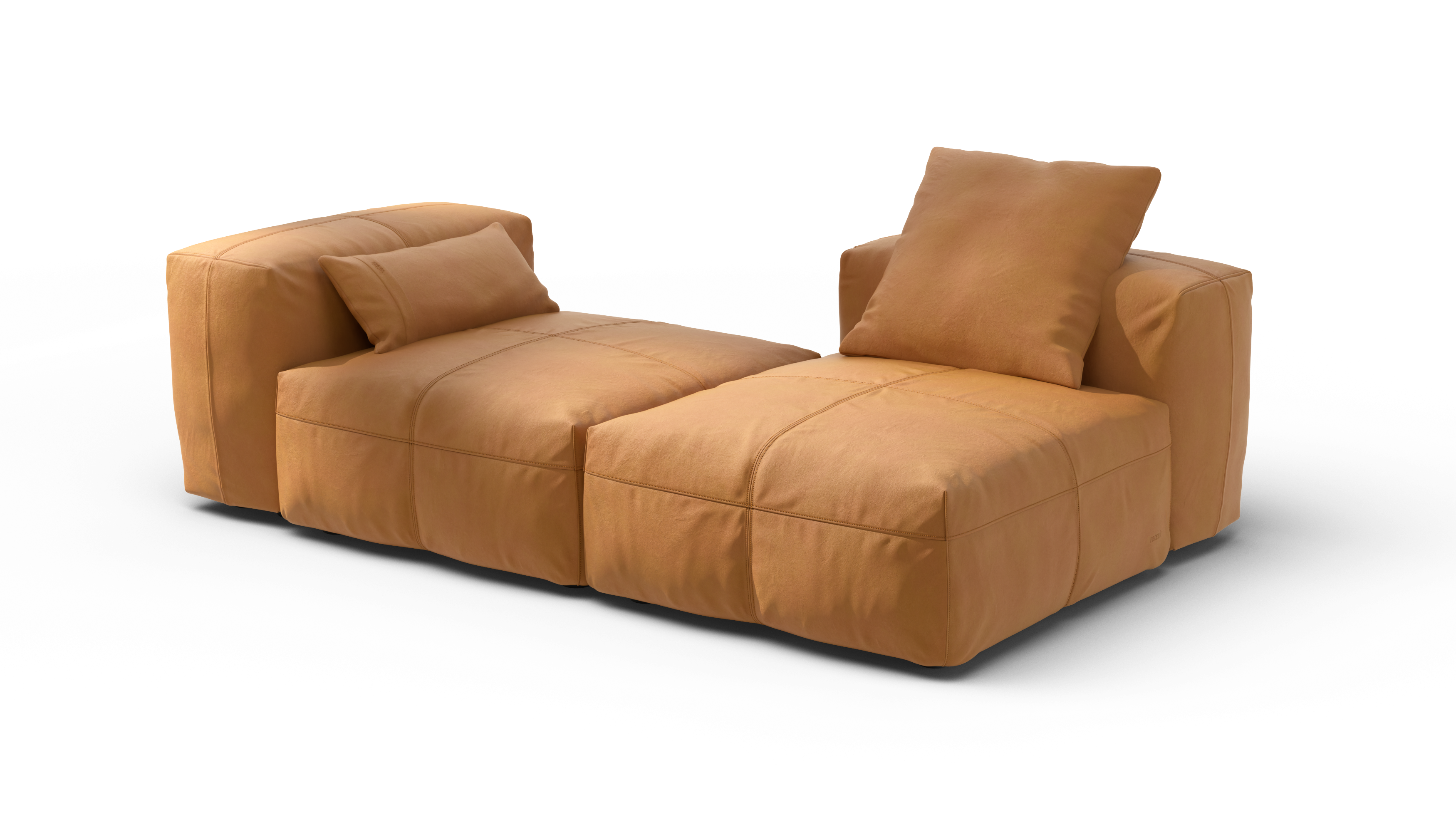 vetsak Sofa Set 01 M divano 3 posti marrone pelle