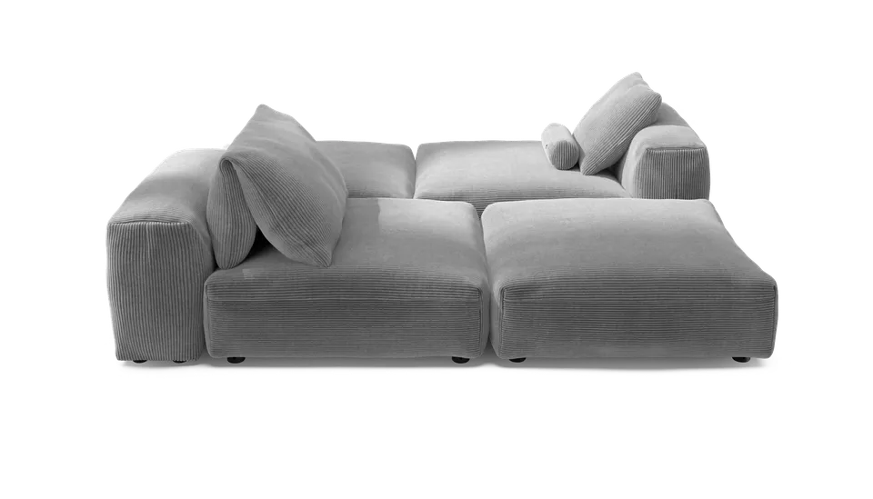 vetsak Sofa Set 08 Daybed divano modulare grigio chiaro 210x241