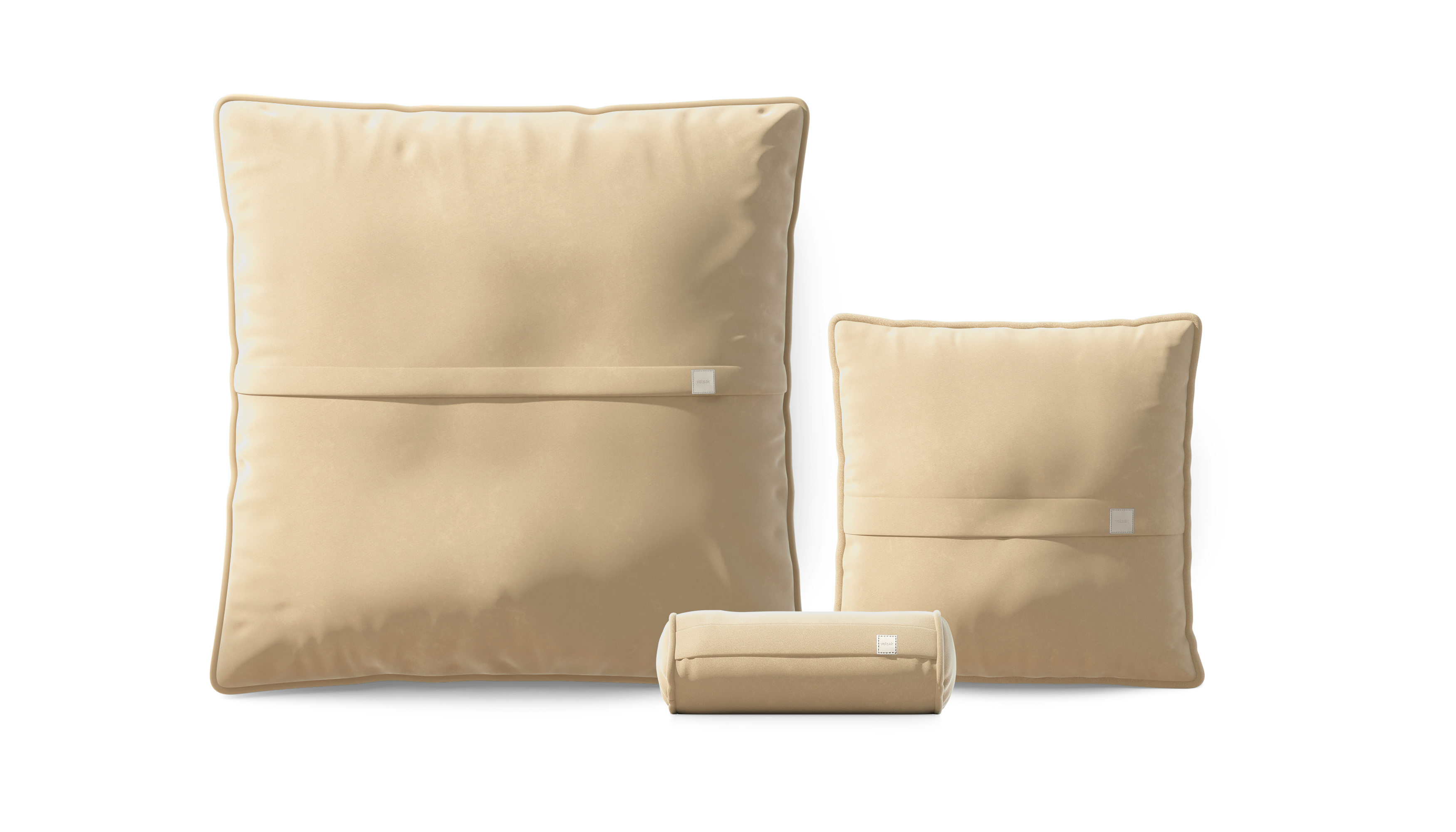 vetsak Pillow Set 2 set cuscini crema suave