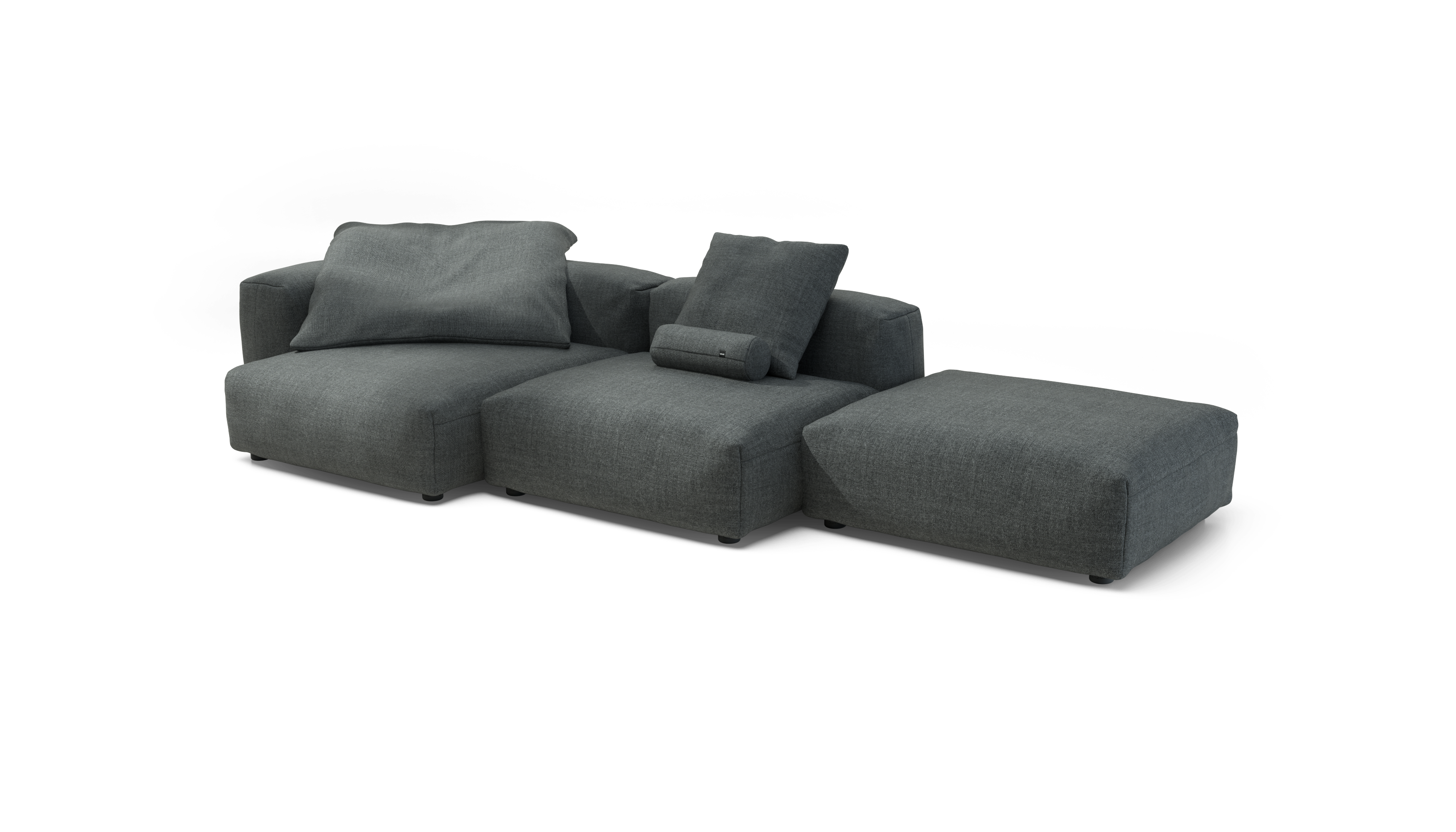 vetsak Sofa Set 04 divano modulare Pique Dark Grey 315x136