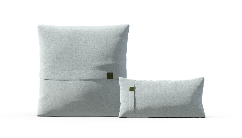 vetsak Pillow Set 1 set cuscini turchese piqué