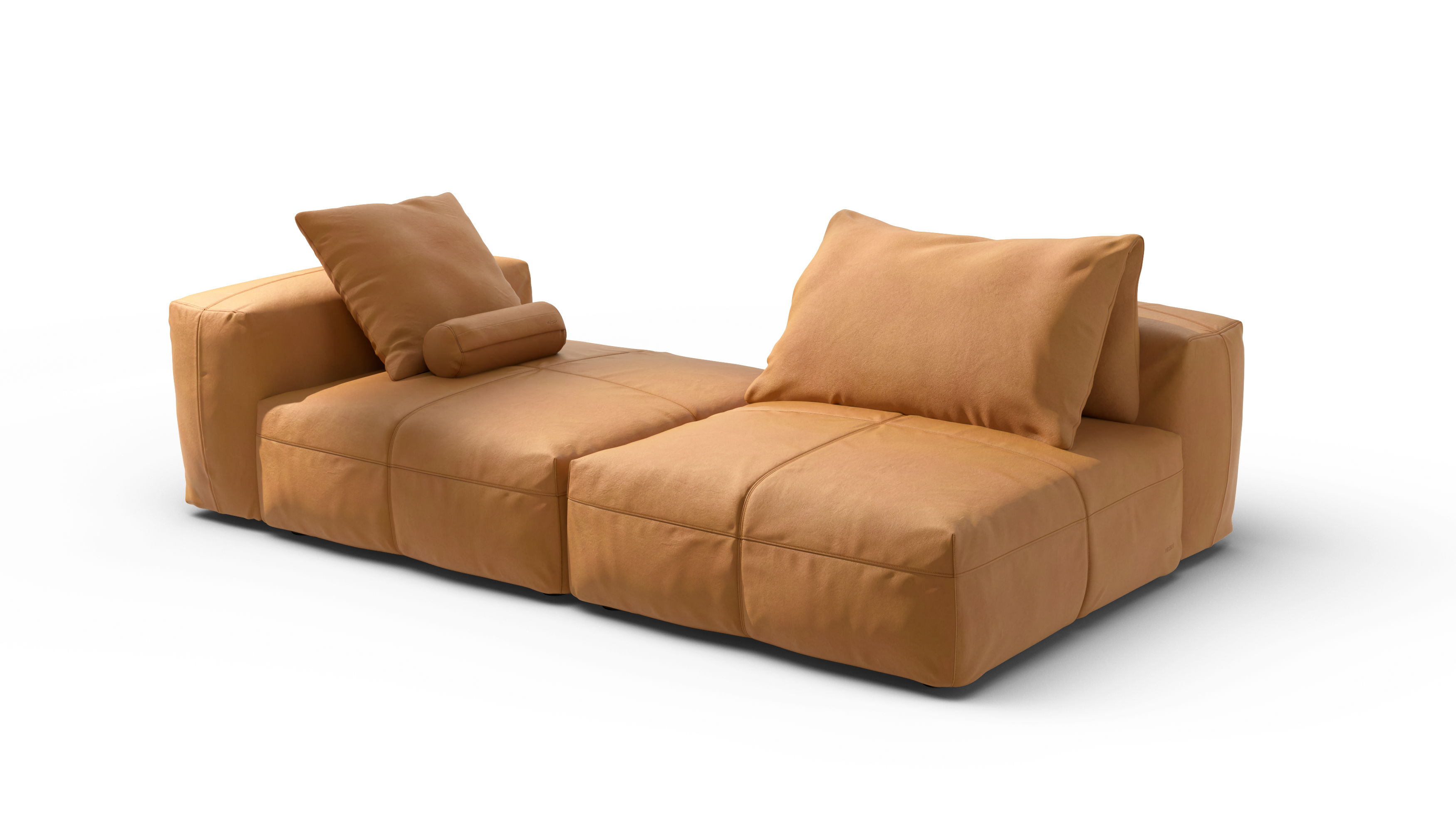 Vetsak Sofa Set 01 XLarge divano marrone pelle 3,5 posti
