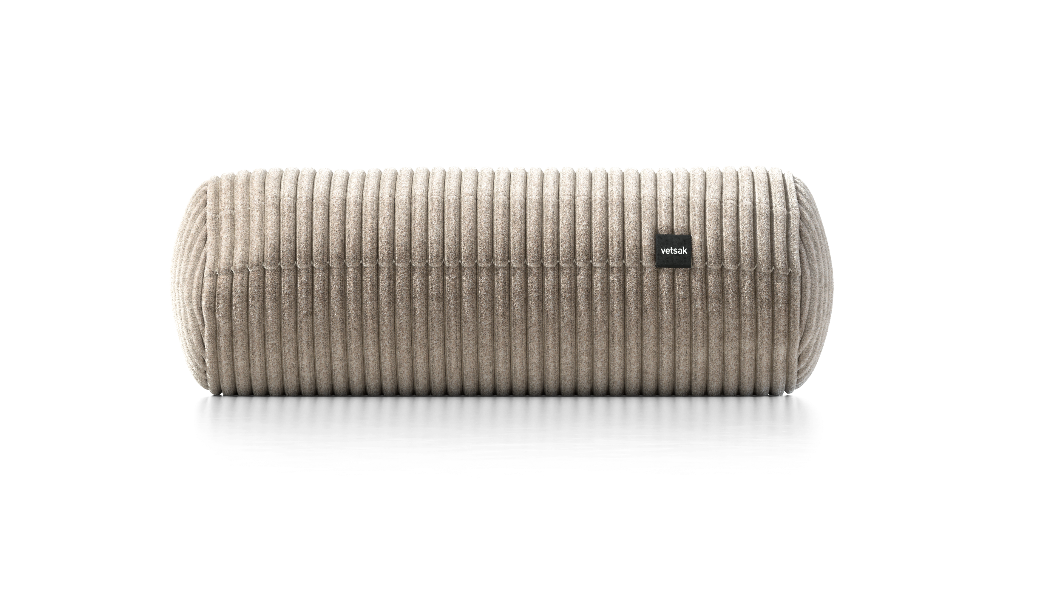 vetsak Noodle cuscino bracciolo platinum velluto