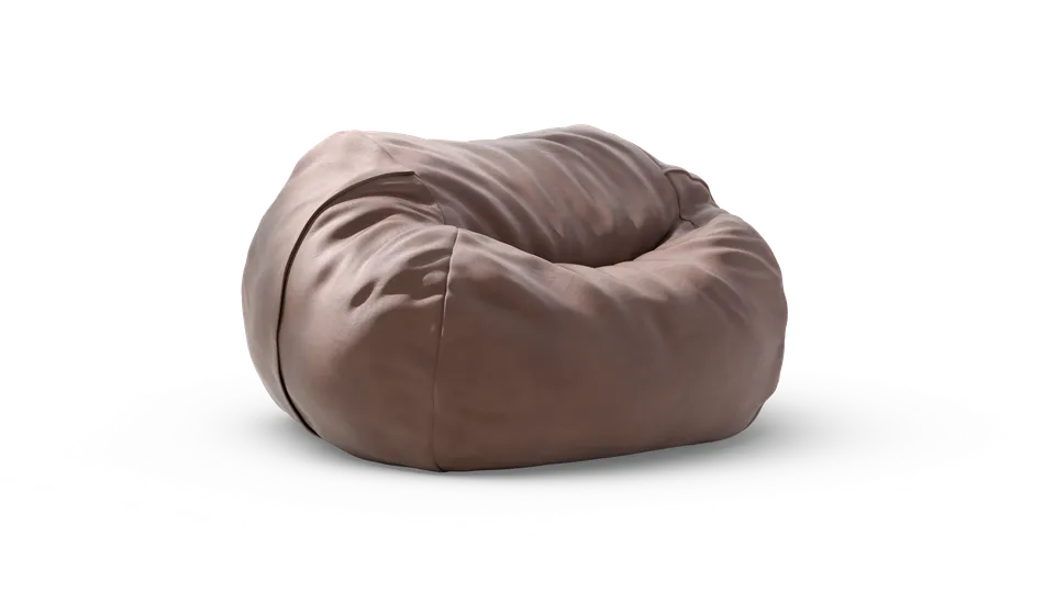 vetsak Beanbag Large fodera pouf pelle stone