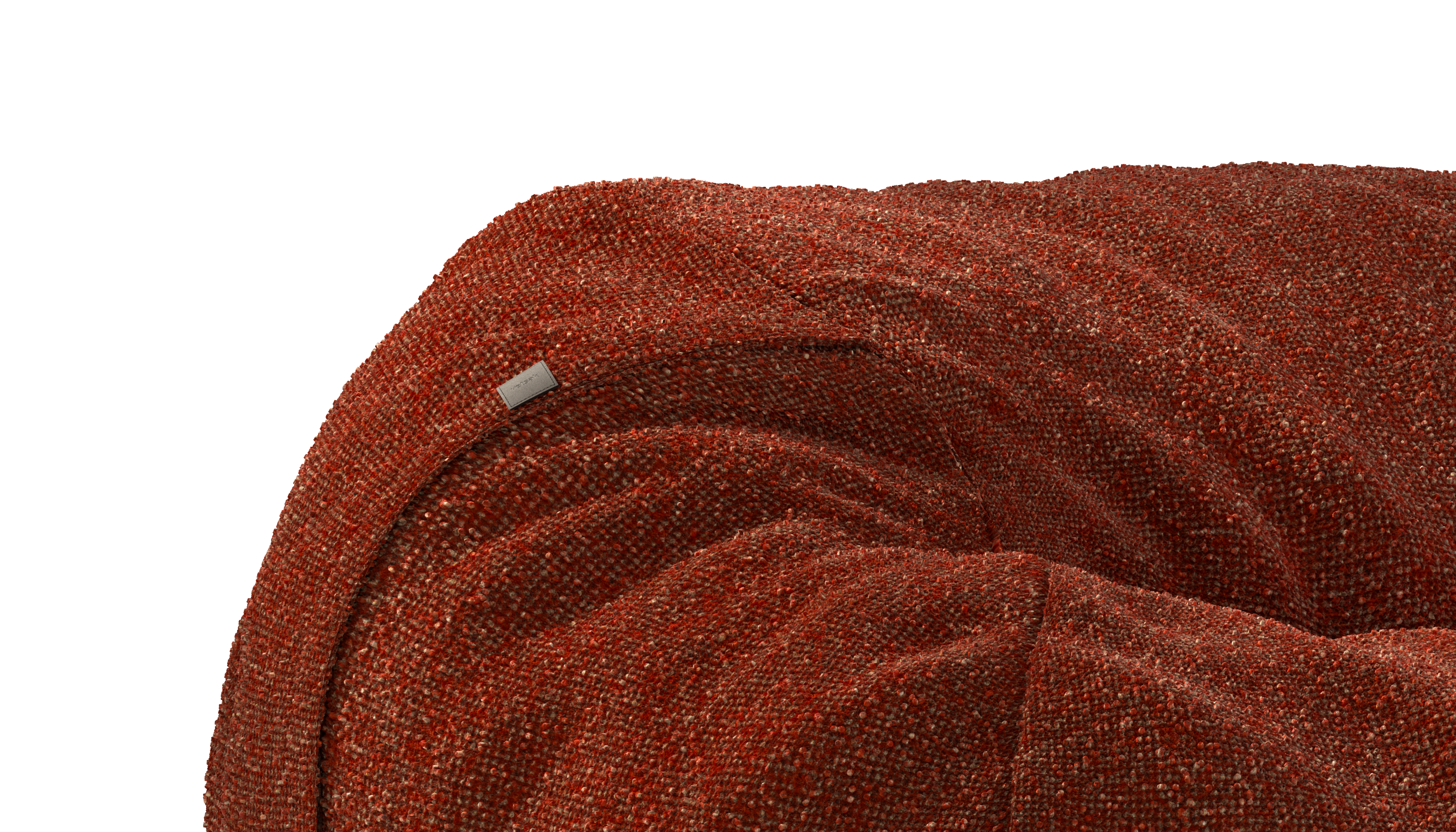 vetsak Cover Beanbag Medium fodera pouf nub sienna sfoderabile