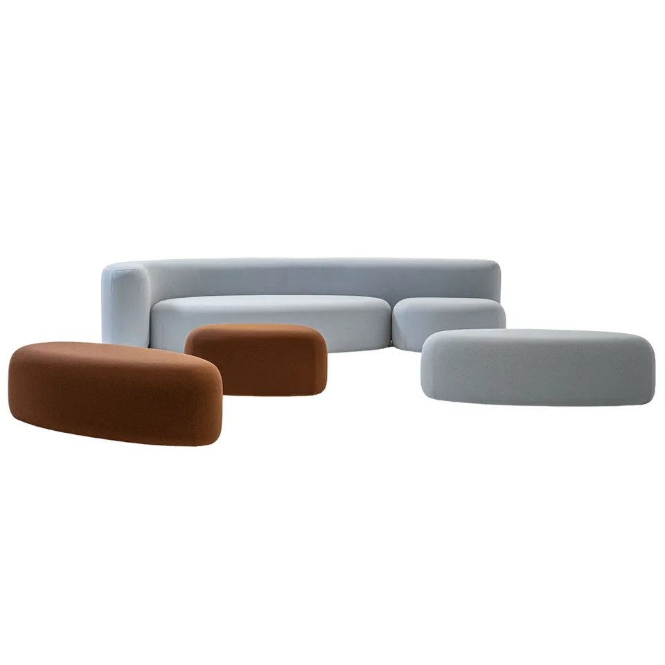 La Cividina Lisse pouf soggiorno
