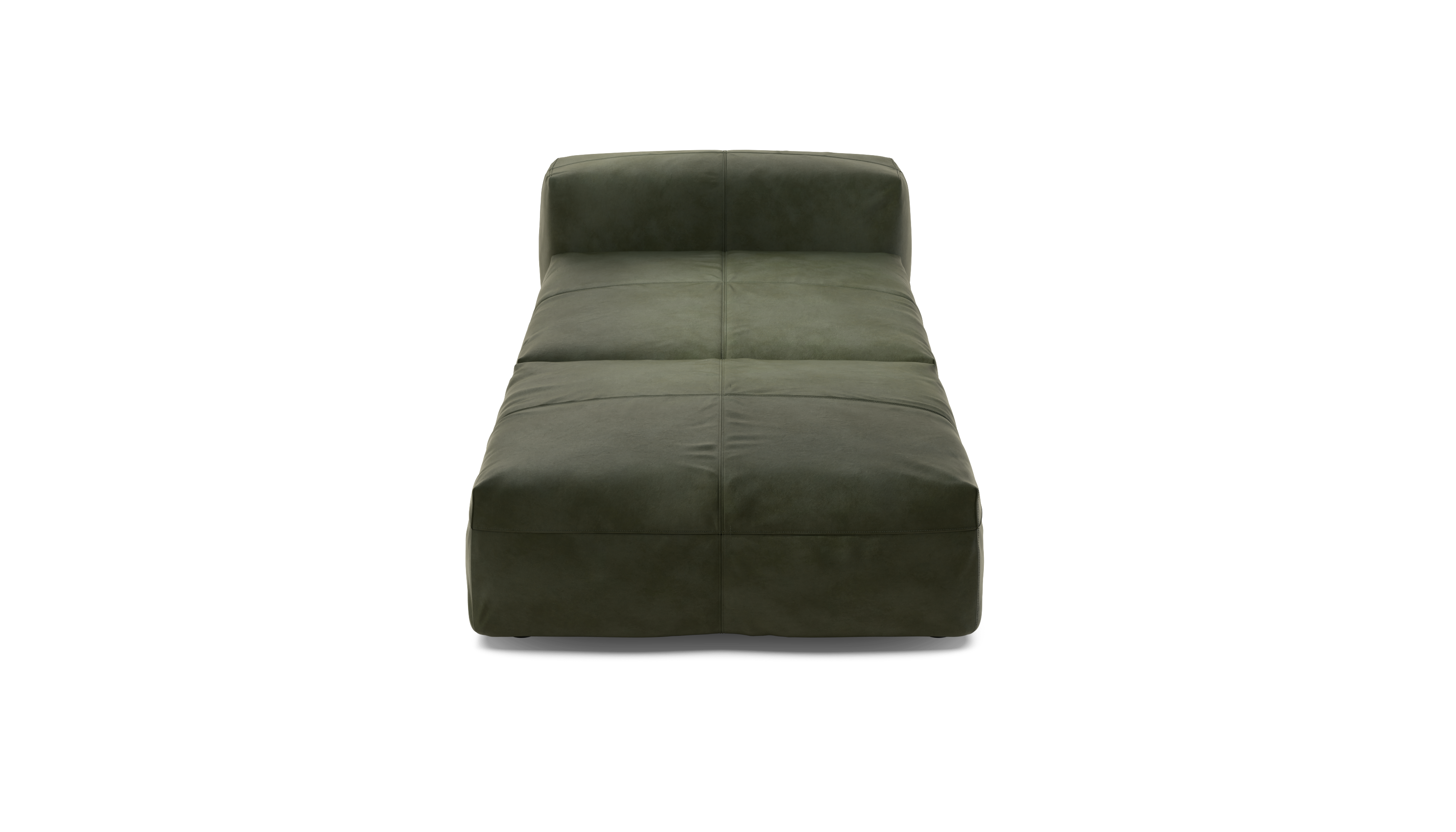 vetsak Sofa Set 07 chaise longue pelle oliva