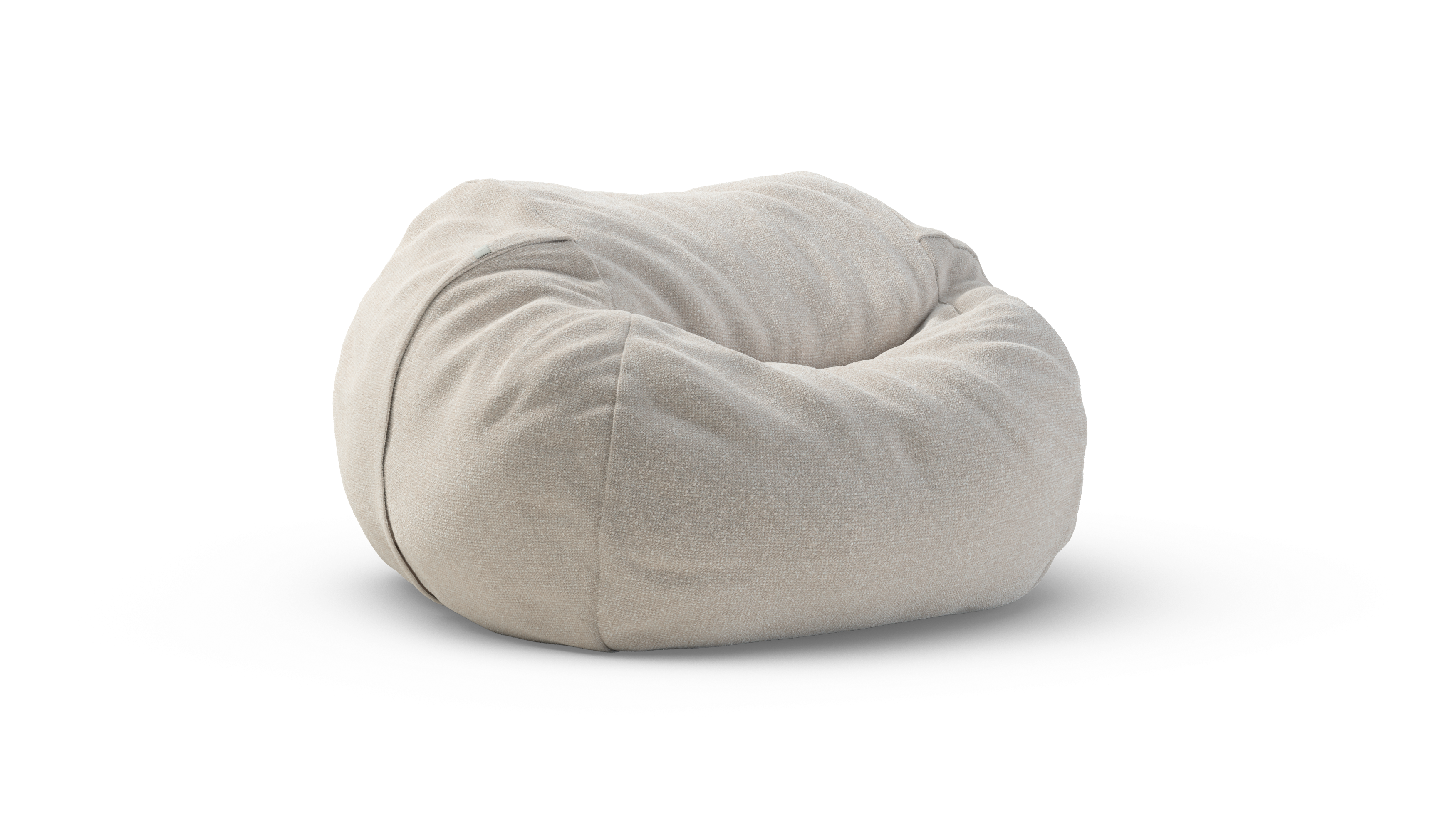 vetsak Beanbag Large pouf Nub crema sfoderabile