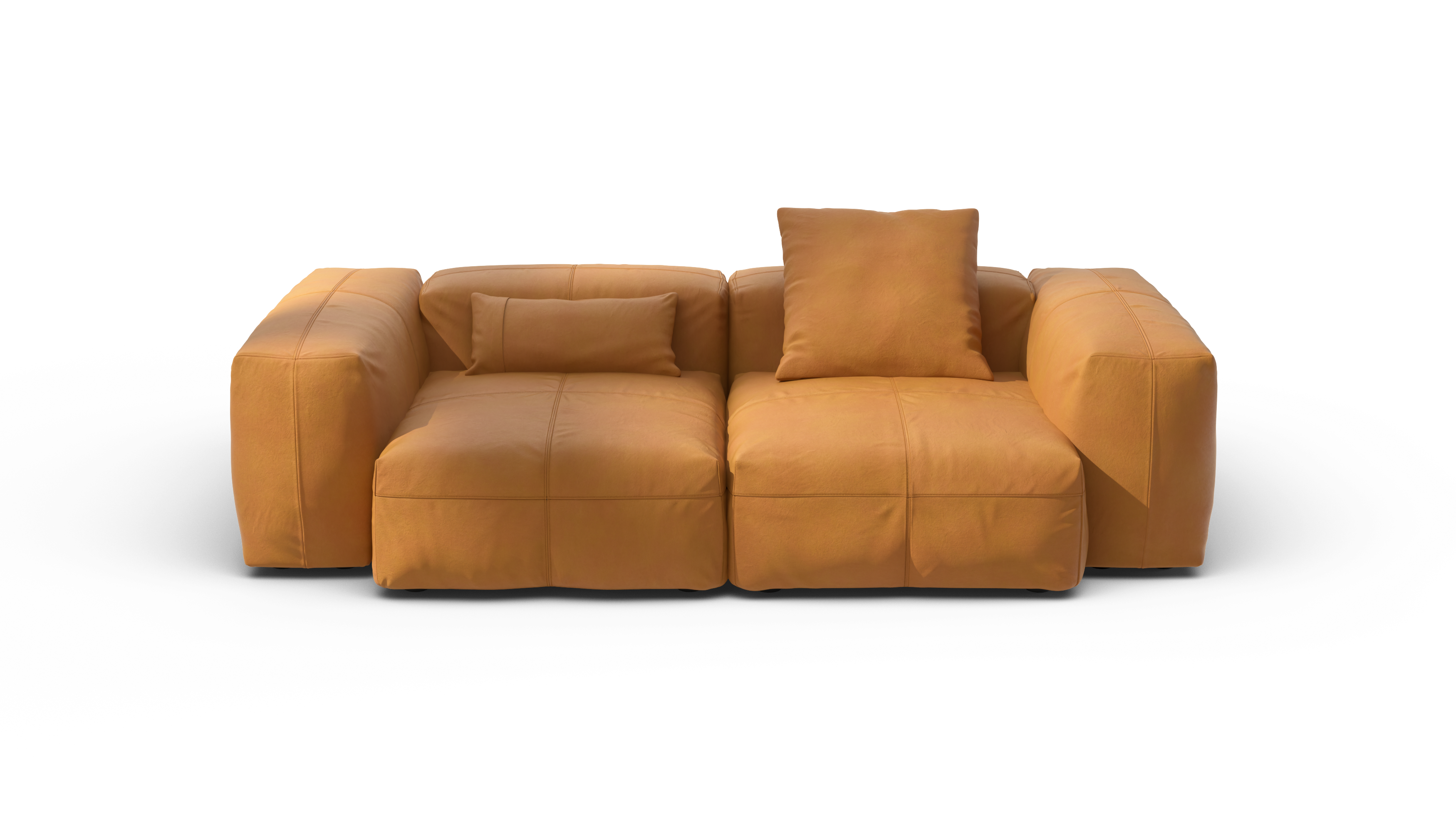 vetsak Sofa Set 02 Medium divano pelle marrone