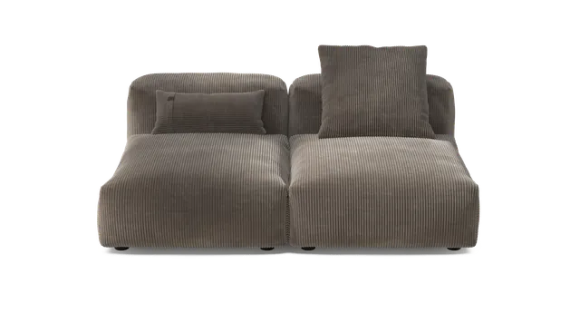 vetsak Sofa Set 01 Medium divano 2,5 posti mocha velluto