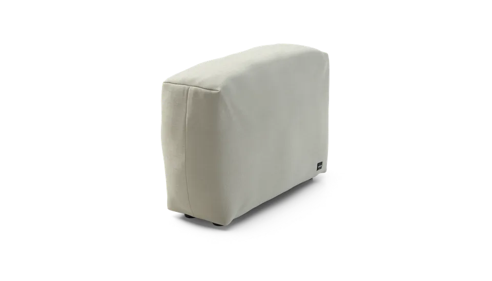 vetsak Sofa Side Medium modulo divano piqué crema da esterno