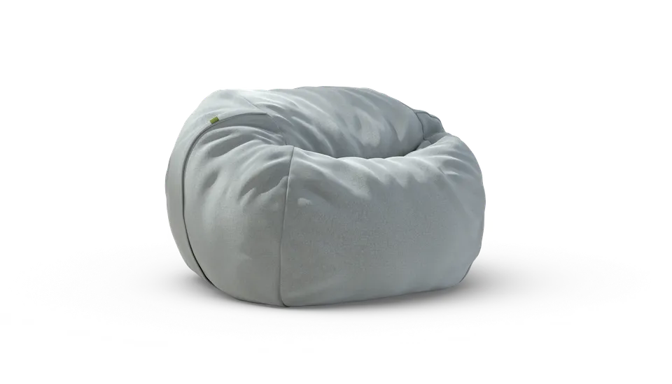 vetsak Beanbag Medium pouf turchese piqué da esterno