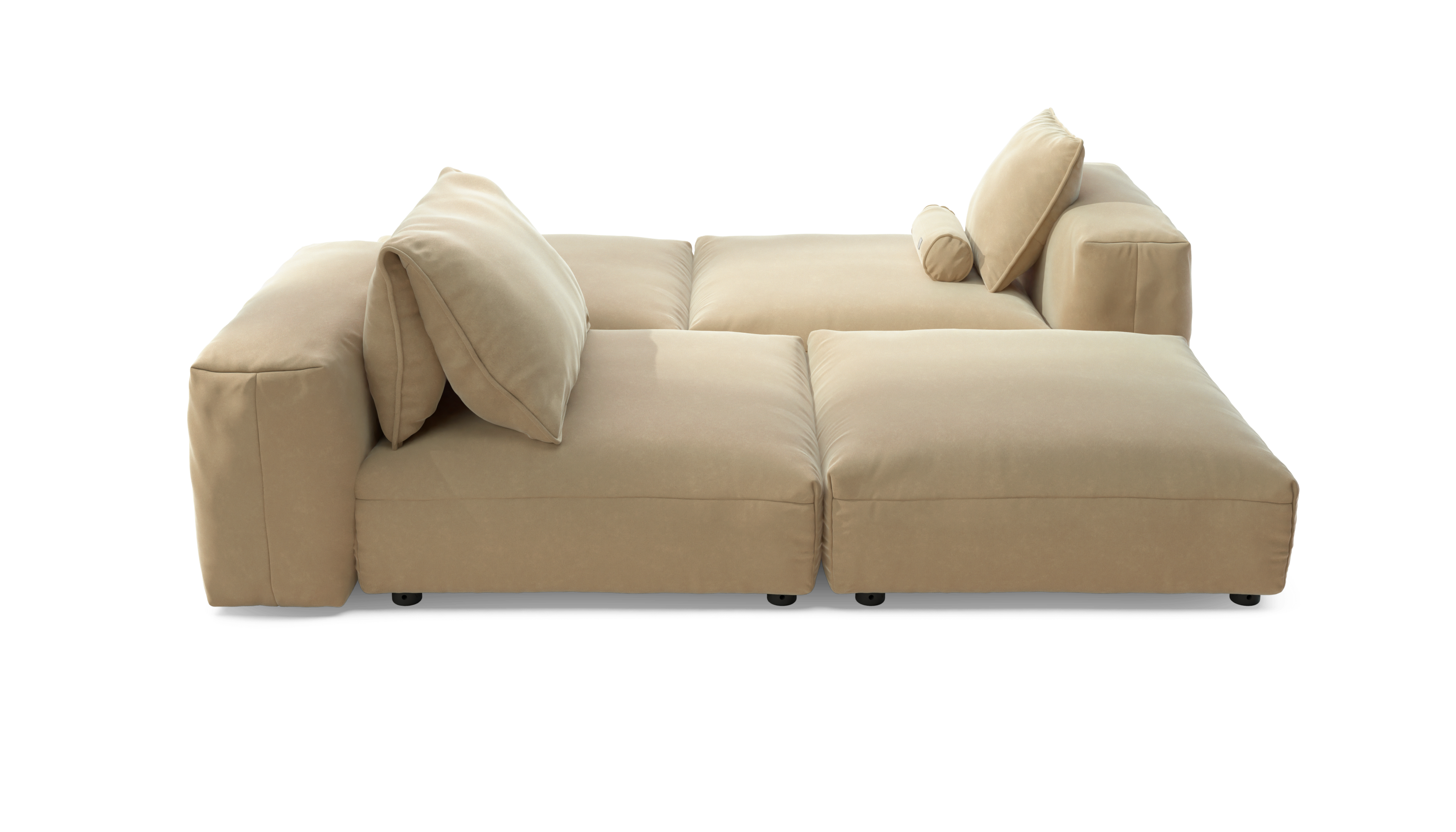 vetsak Sofa Set 08 Daybed divano isola creme 210x241