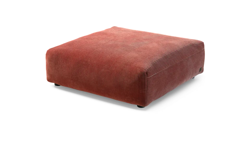 vetsak Cover Sofa Seat XLarge fodera Cord Velour Brick 105x105 cm