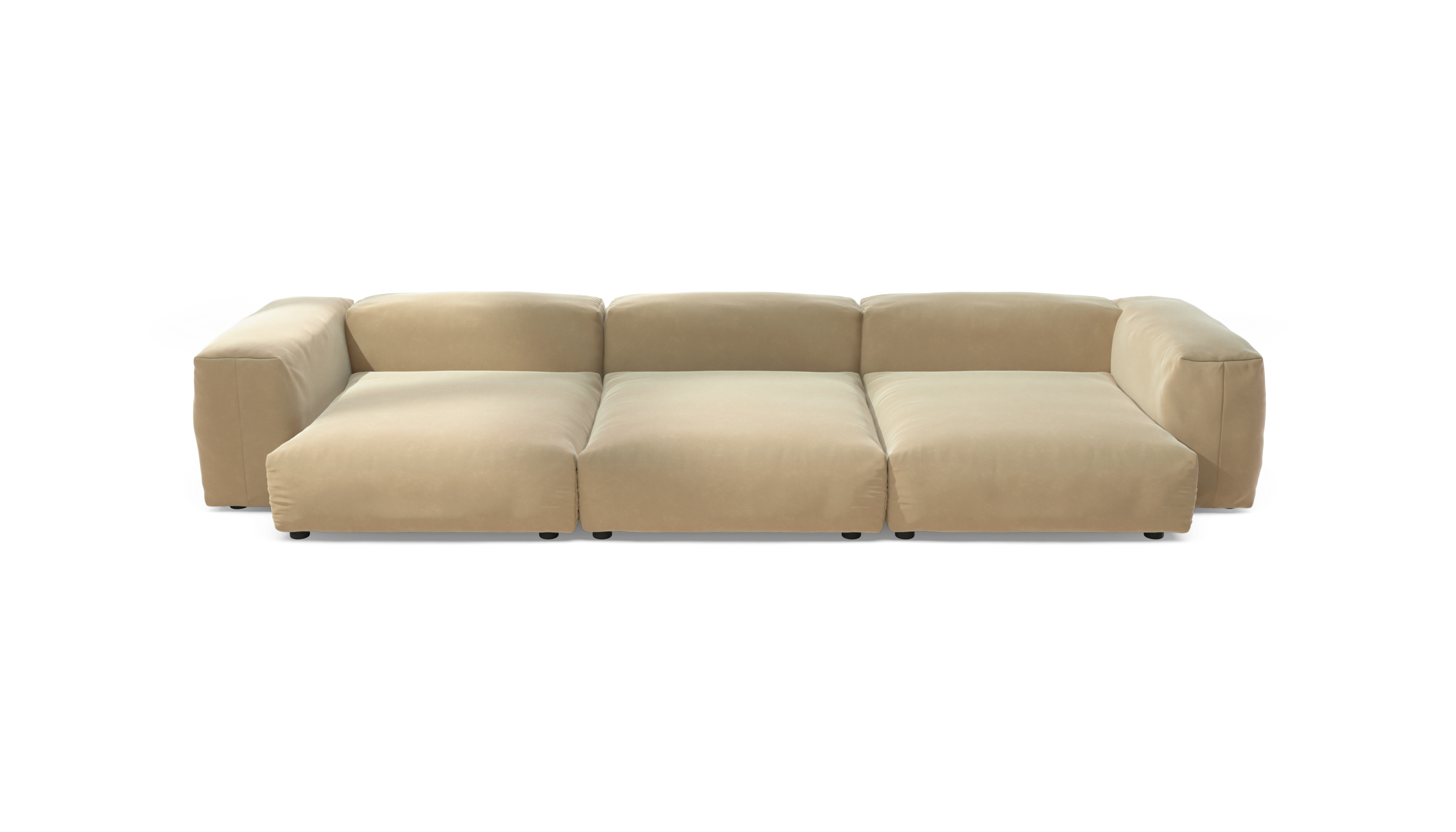 vetsak Sofa Set 05 divano angolare 5 posti crema suave
