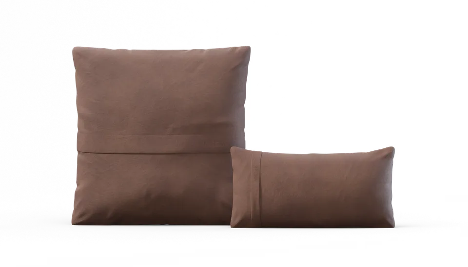 vetsak Pillow Set 1 set cuscini stone pelle