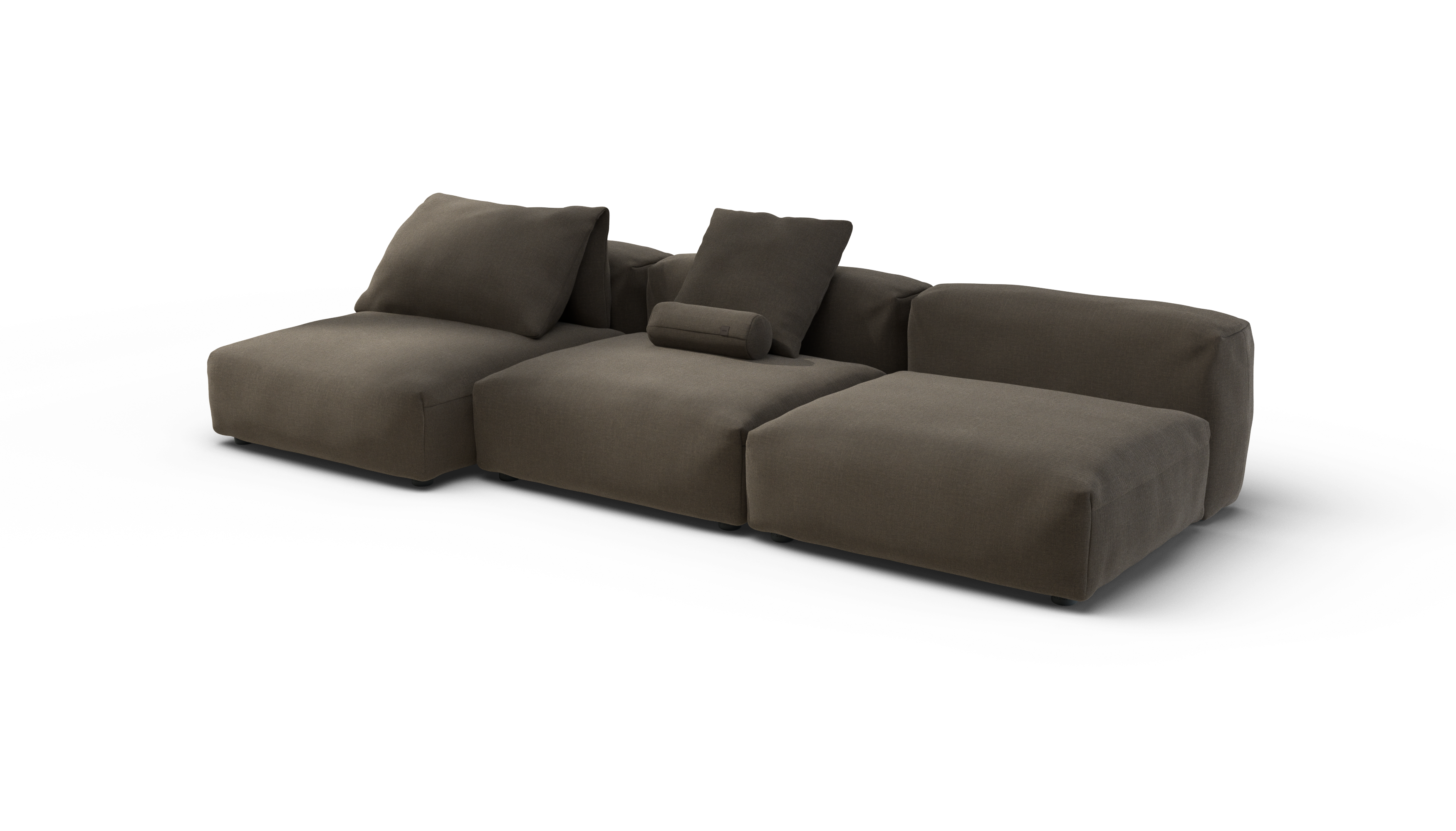 vetsak Sofa Set 04 divano modulare breeze marrone 315x136