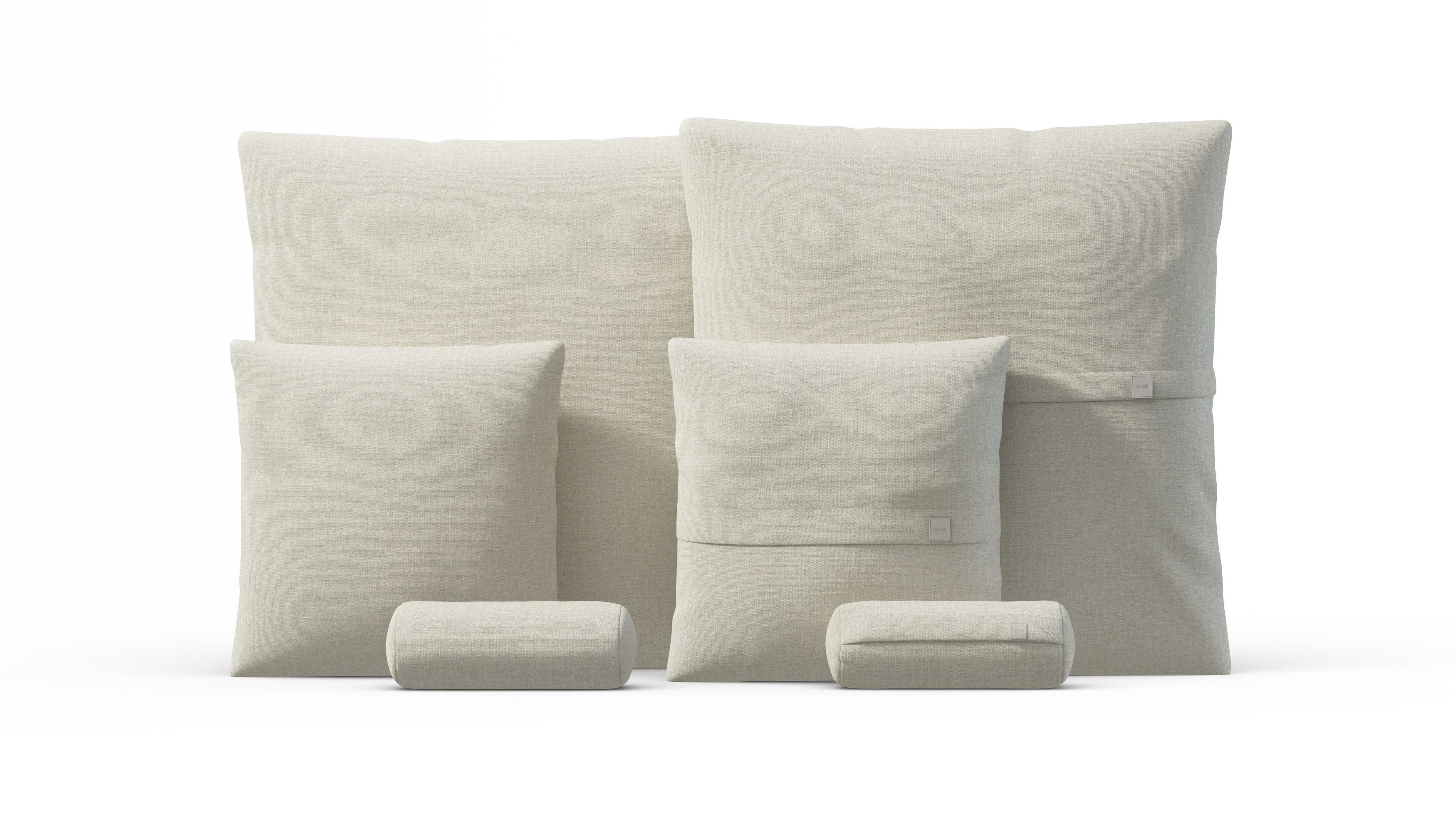 vetsak Pillow Set 3 set 6 cuscini breeze ecru