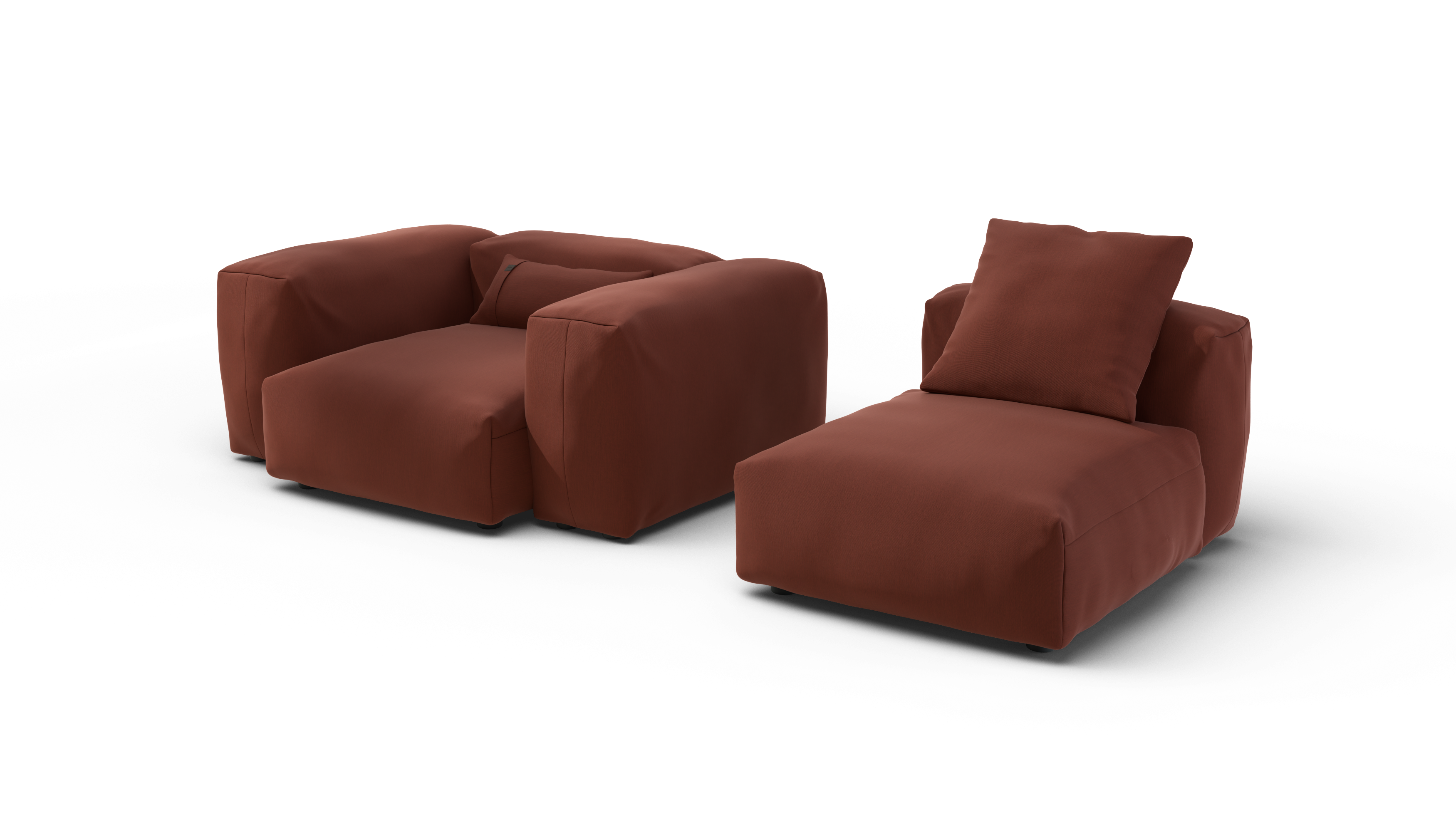 vetsak Sofa Set 02 M divano zafferano 230x115 da esterno