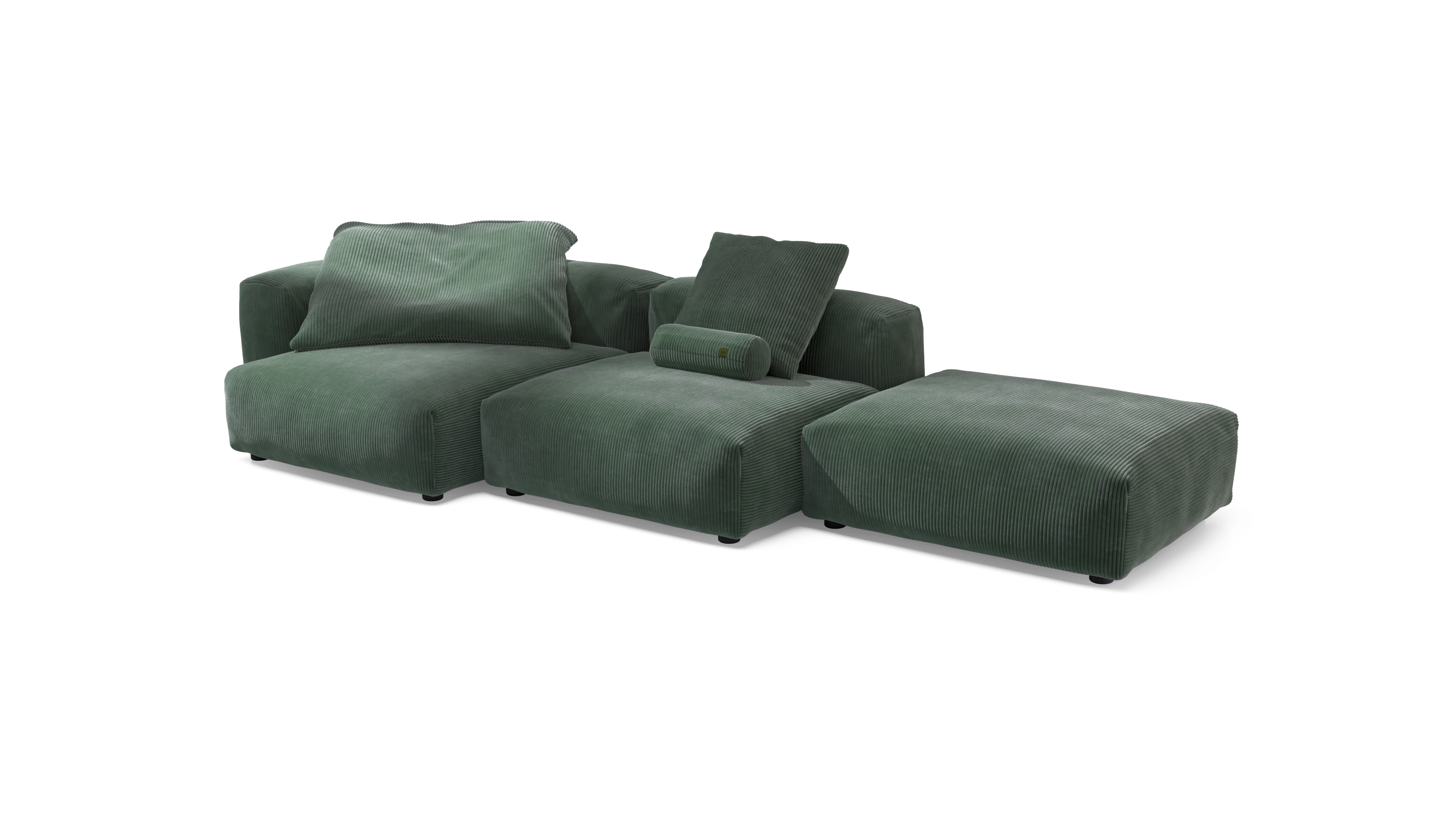 vetsak Sofa Set 04 divano modulare 5 posti velluto hunter