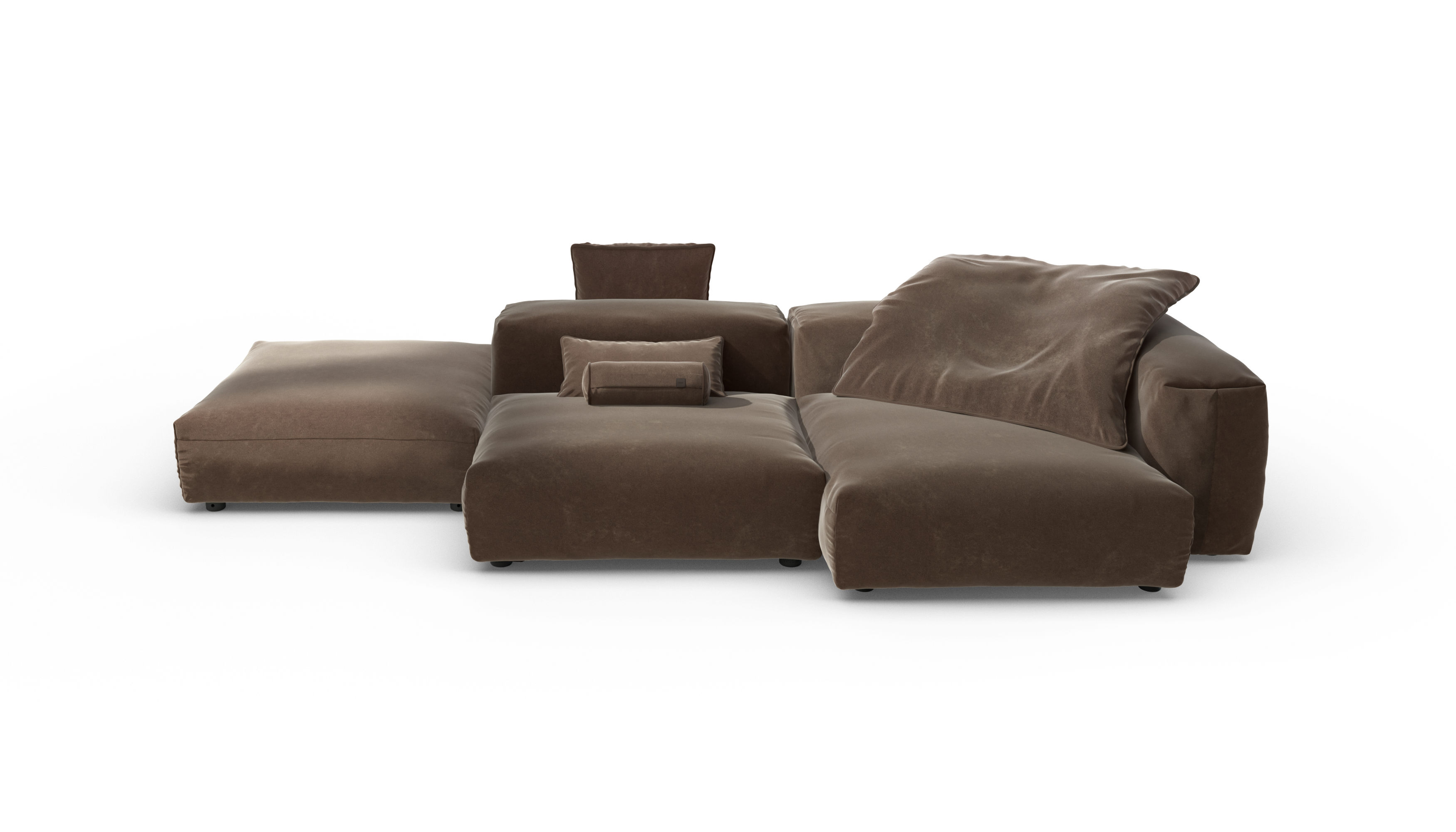 vetsak Sofa Set 09 The Island divano modulare espresso Suave