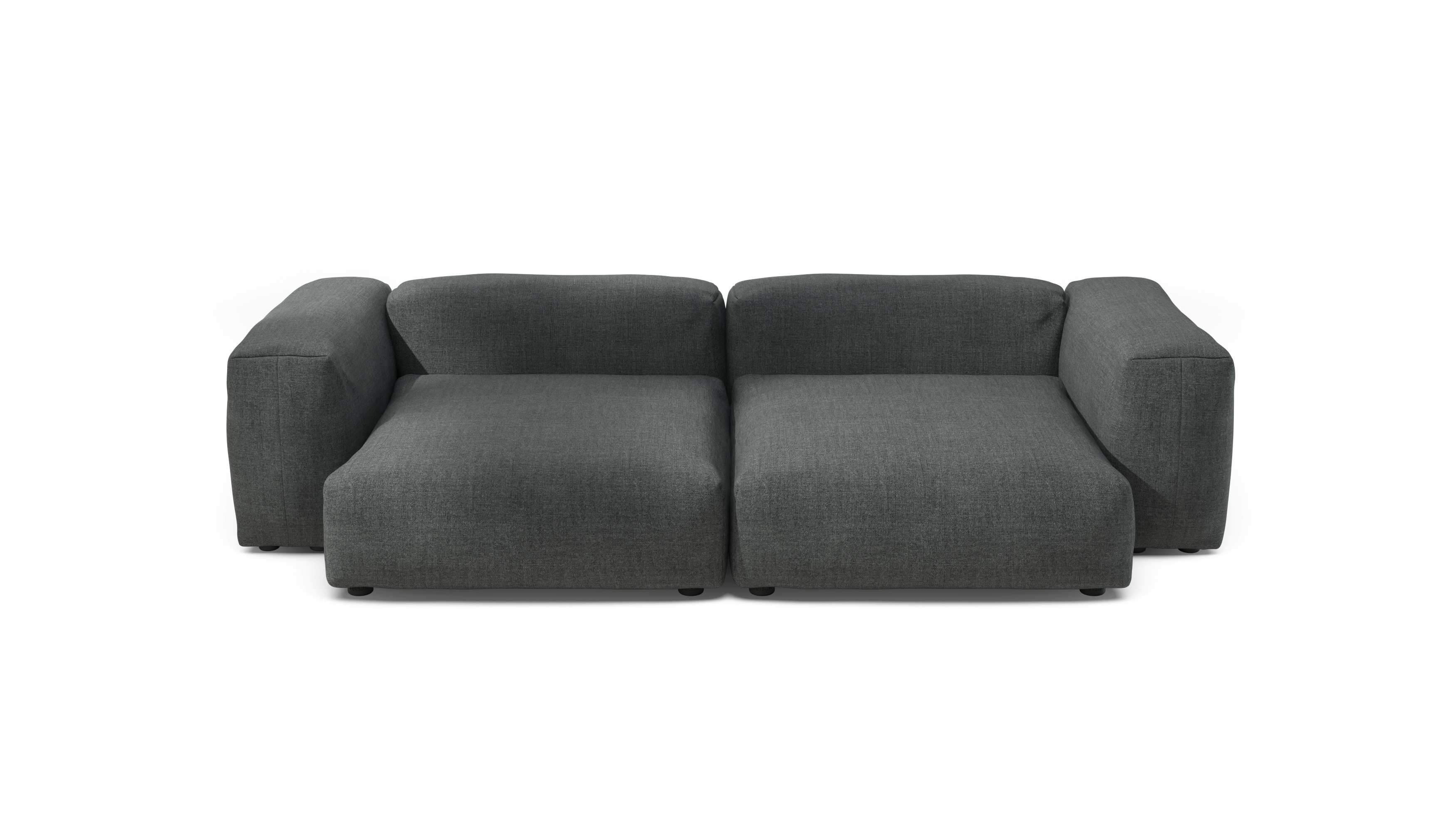 vetsak Sofa Set 02 XLarge divano modulare piqué grigio scuro 272cm