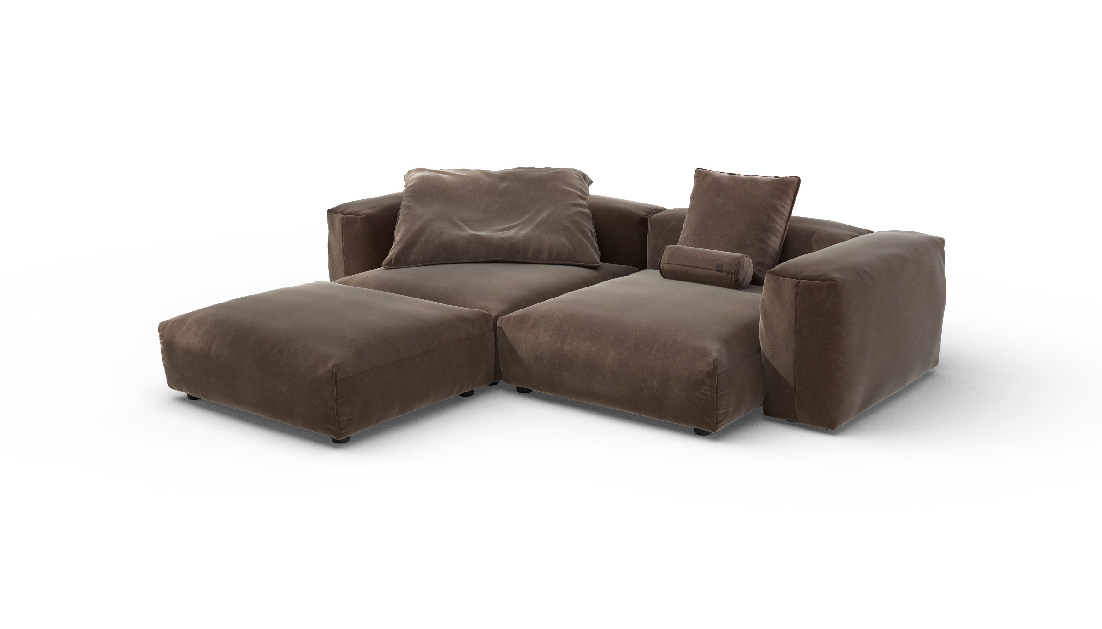 vetsak Set 03 Suave divano angolare espresso 272x220