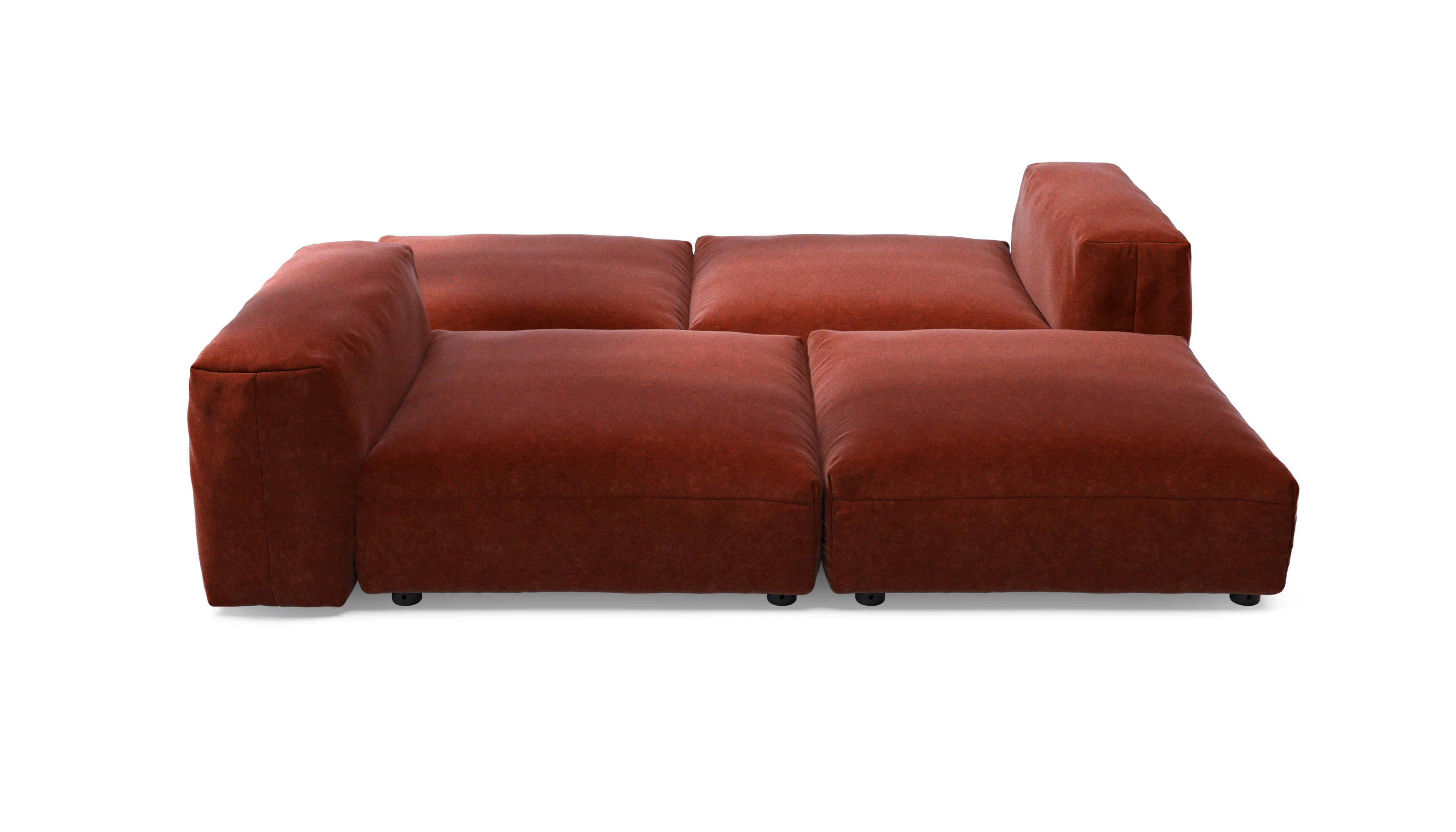 vetsak Sofa Set 08 Daybed divano 6 posti zafferano