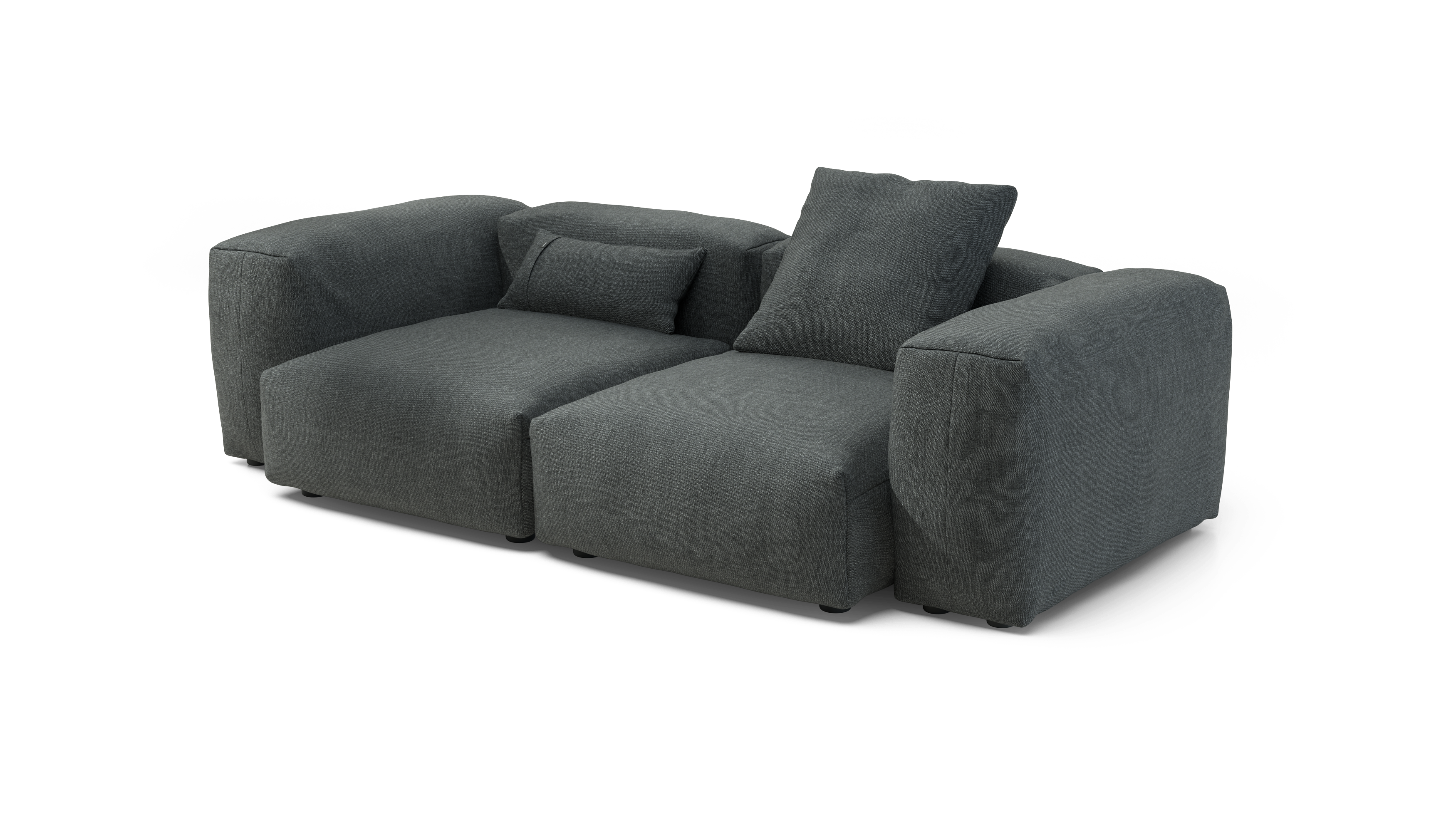 vetsak Sofa Set 02 Medium divano grigio 230x115 esterno