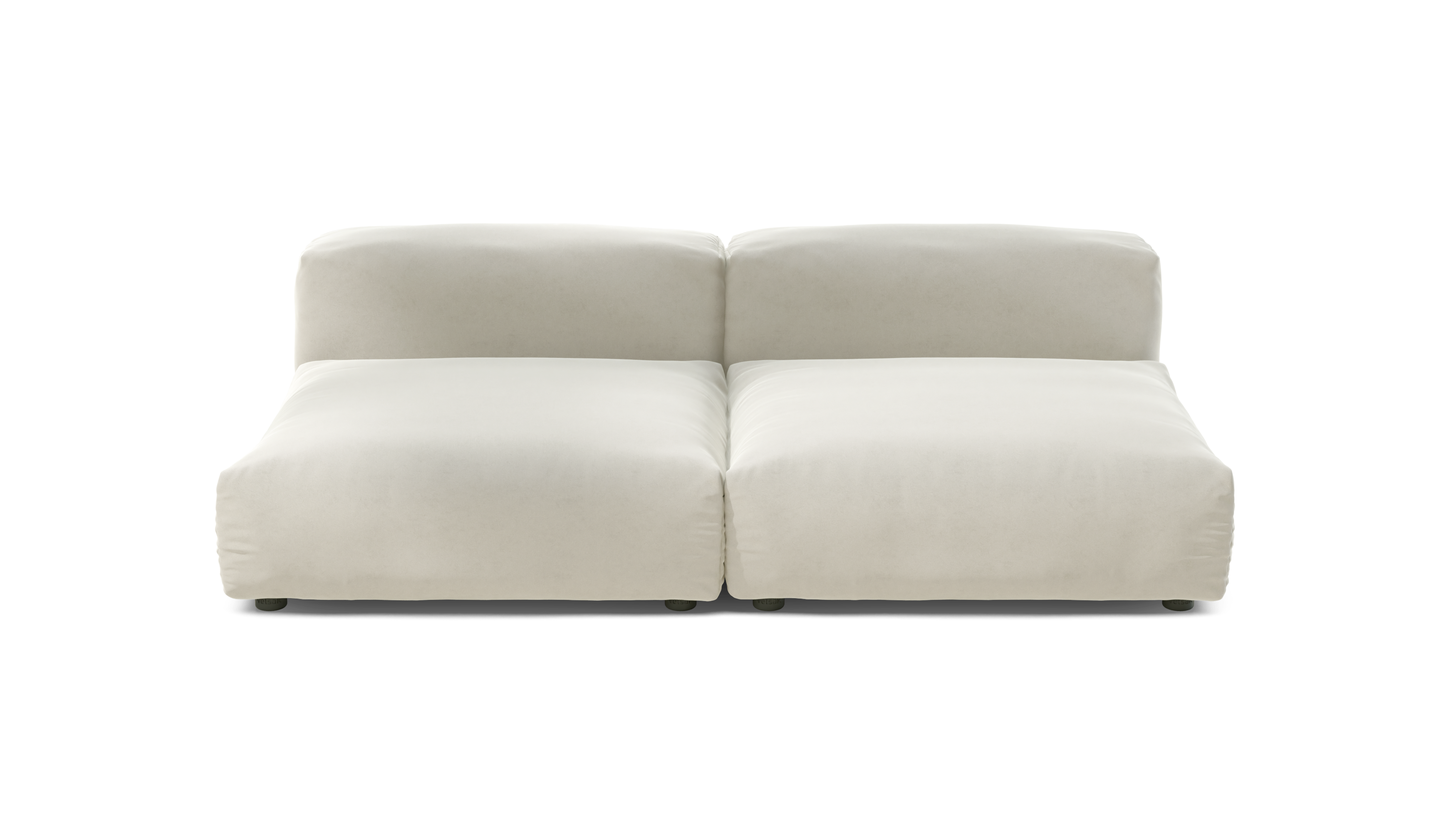 vetsak Set 01 Large divano modulare perla tessuto suave